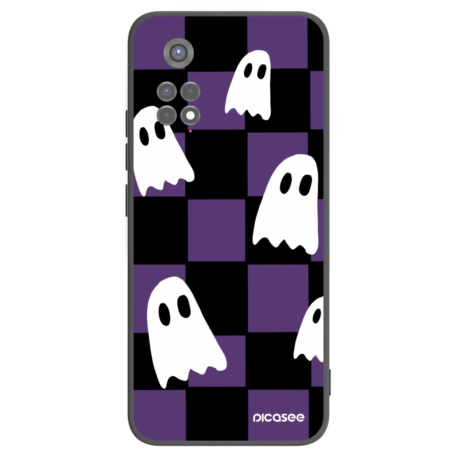 Picasee silikónový čierny obal pre Xiaomi Redmi Note 11S 5G - Ghosts