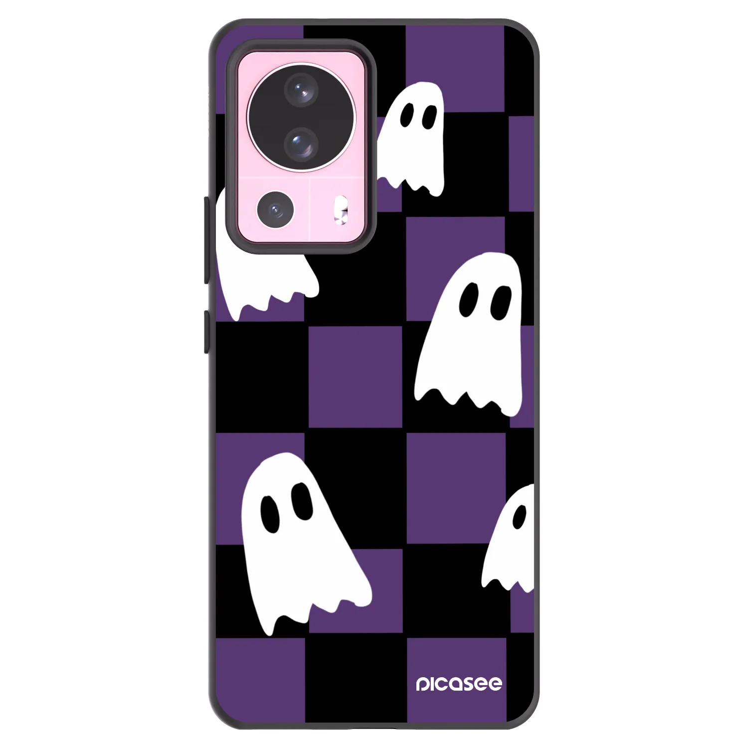 Picasee silikónový čierny obal pre Xiaomi 13 Lite - Ghosts
