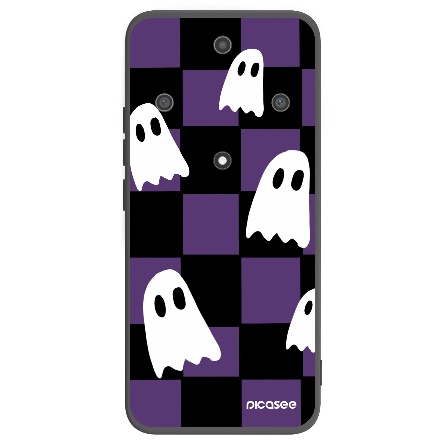 Picasee silikónový čierny obal pre Honor Magic5 Lite 5G - Ghosts