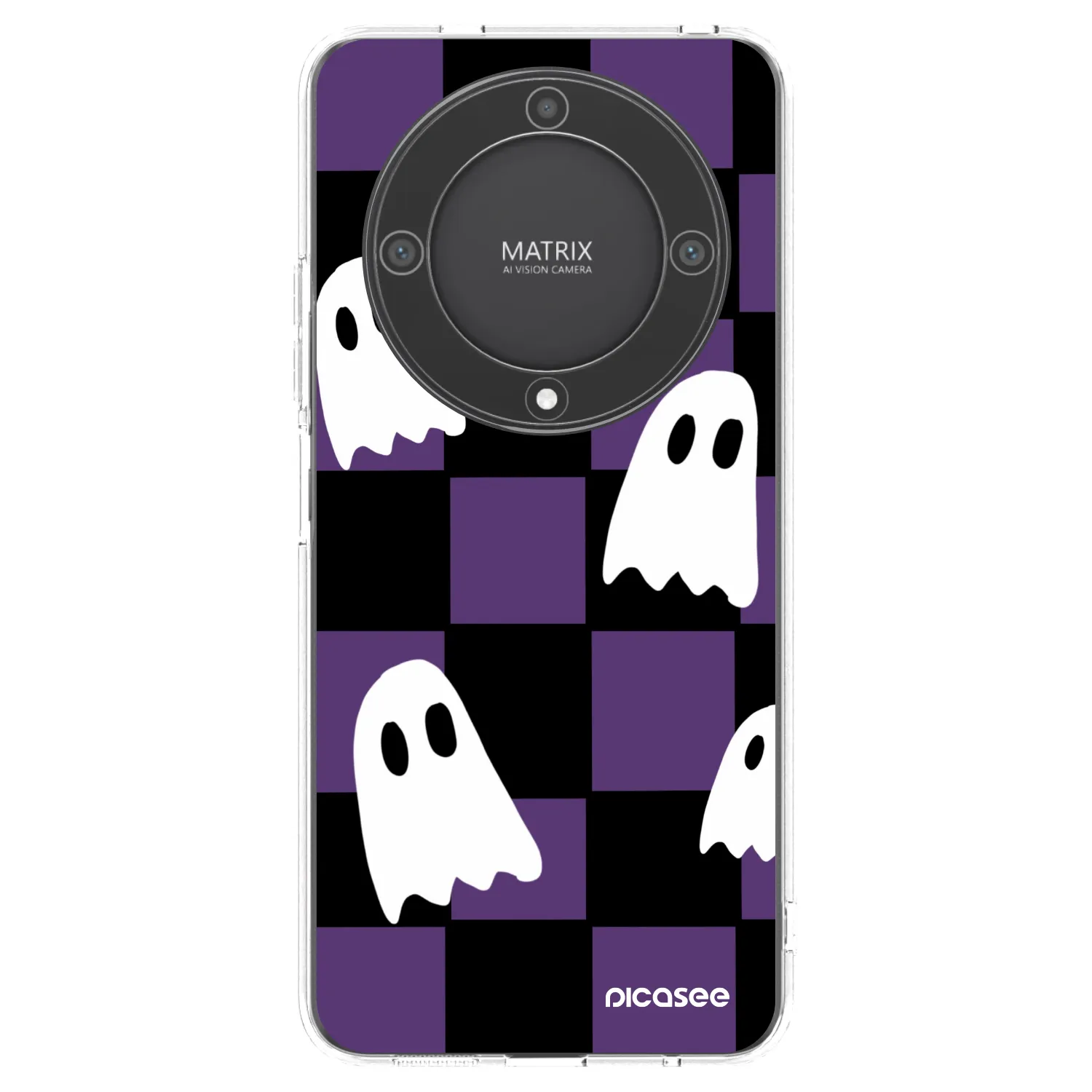 Picasee silikónový prehľadný obal pre Honor Magic5 Lite 5G - Ghosts