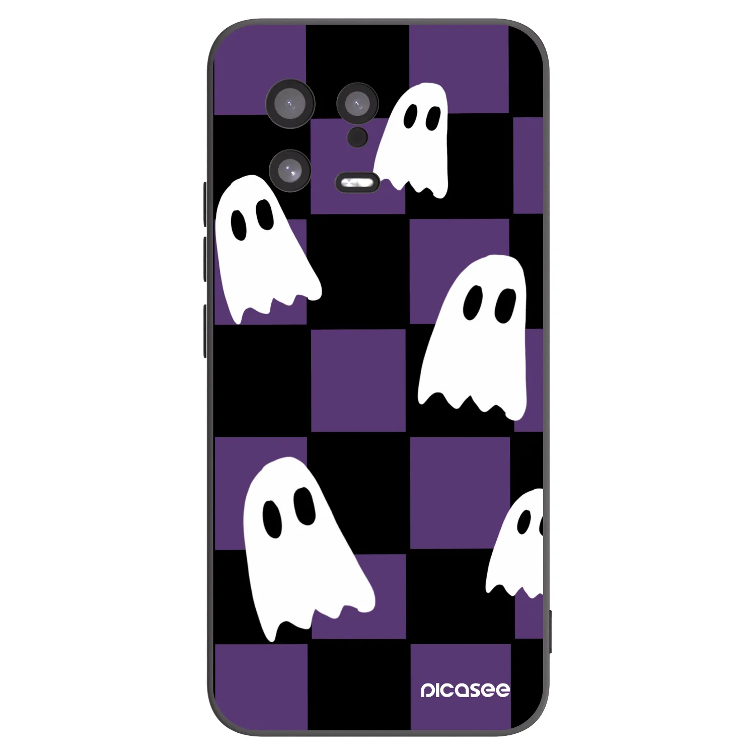 Picasee silikónový čierny obal pre Xiaomi 13 - Ghosts