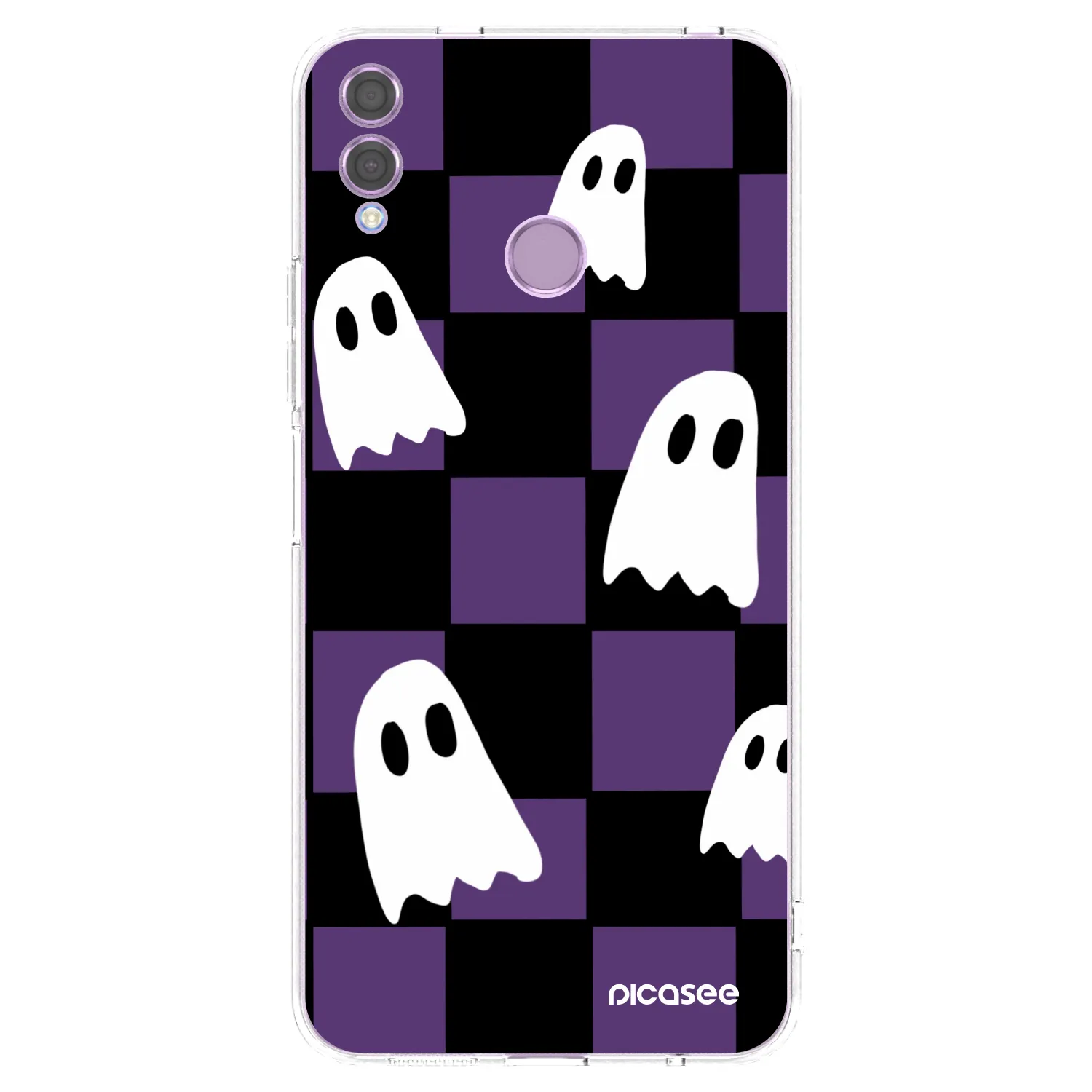 Picasee silikónový prehľadný obal pre Honor 8X - Ghosts