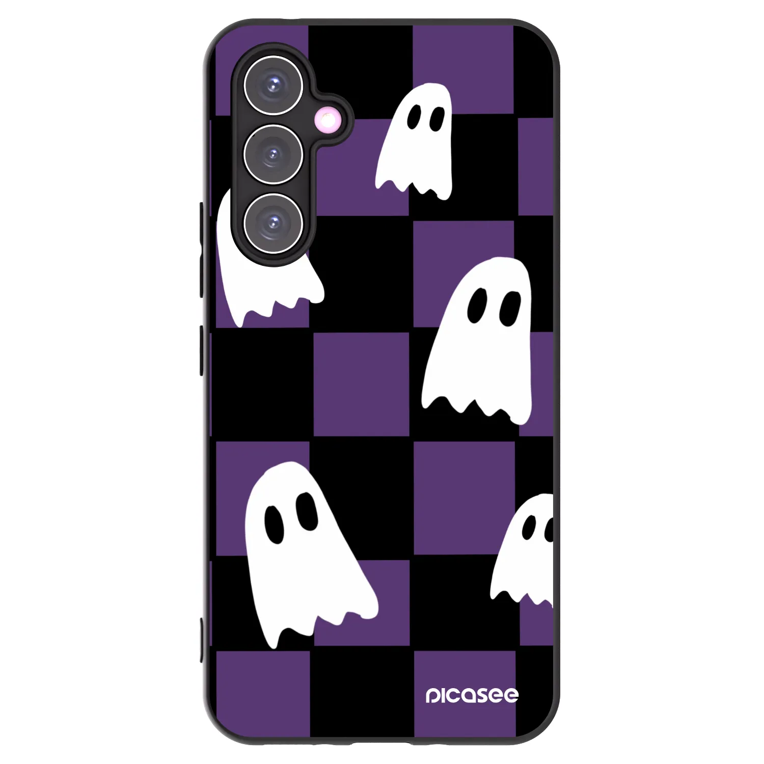 Picasee silikónový čierny obal pre Samsung Galaxy A54 5G A546B - Ghosts