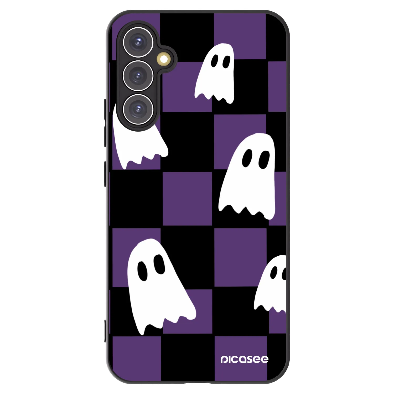 Picasee silikónový čierny obal pre Samsung Galaxy A34 5G A346B - Ghosts