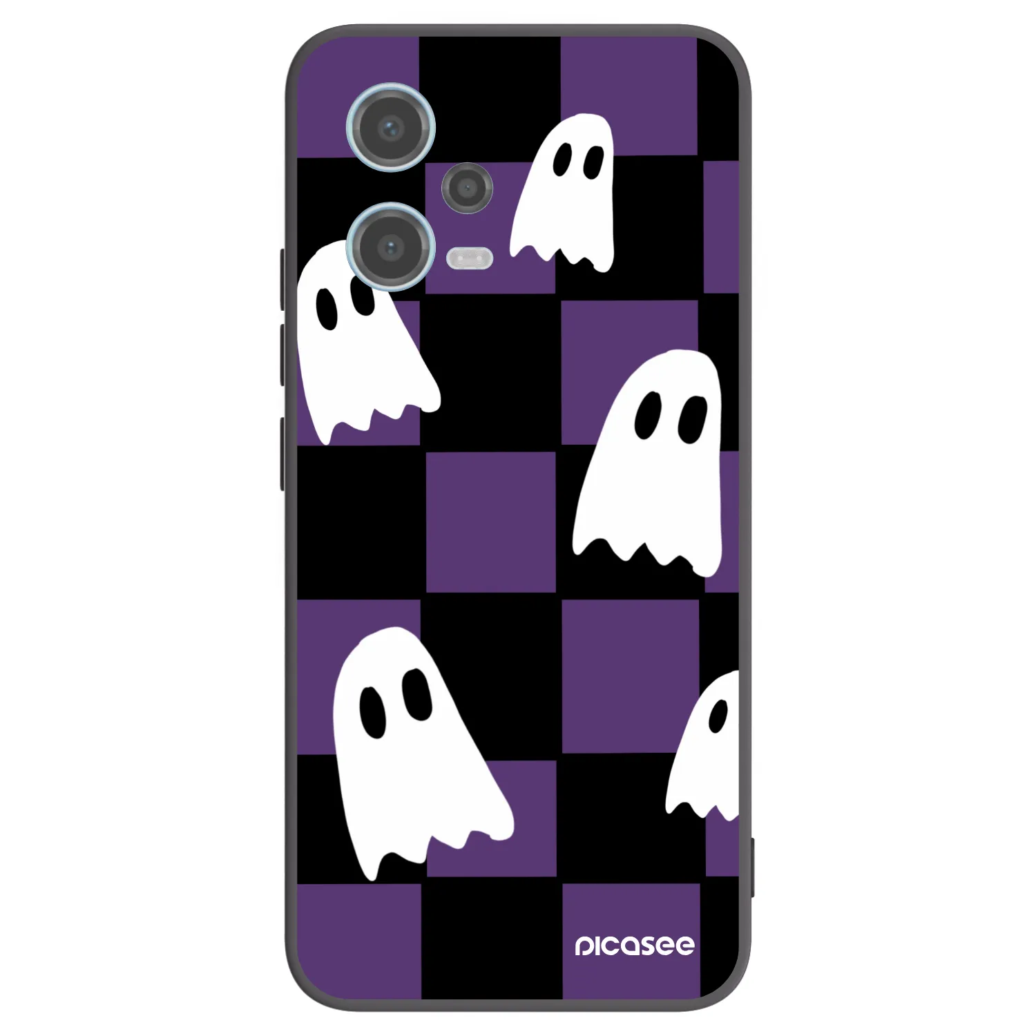 Picasee silikónový čierny obal pre Xiaomi Redmi Note 12 5G - Ghosts