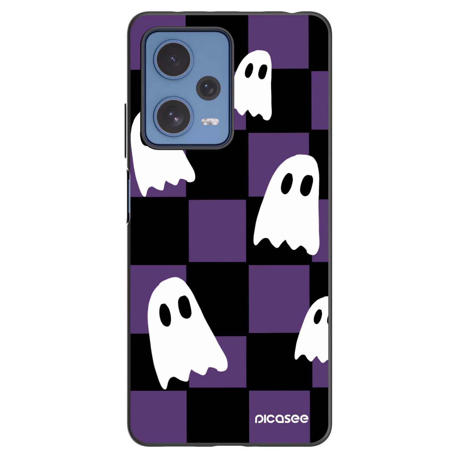 Picasee silikónový čierny obal pre Xiaomi Redmi Note 12 Pro 5G - Ghosts