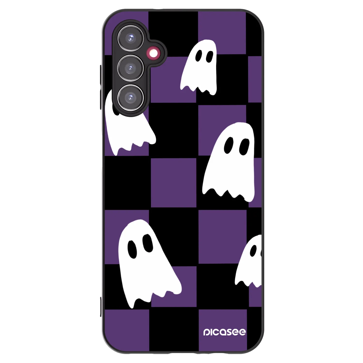 Picasee silikónový čierny obal pre Samsung Galaxy A14 4G A145R - Ghosts