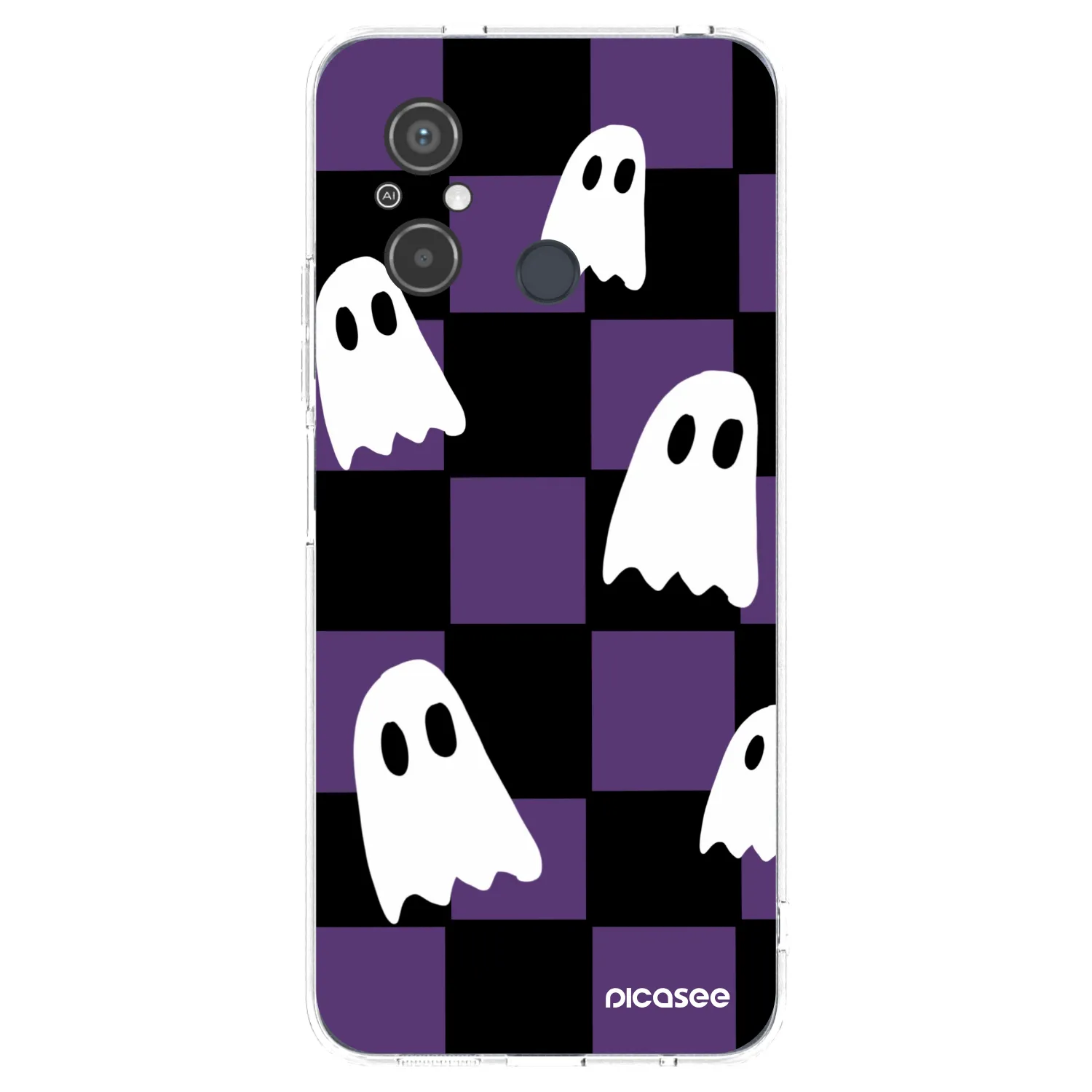 Picasee silikónový prehľadný obal pre Xiaomi Redmi 12C - Ghosts