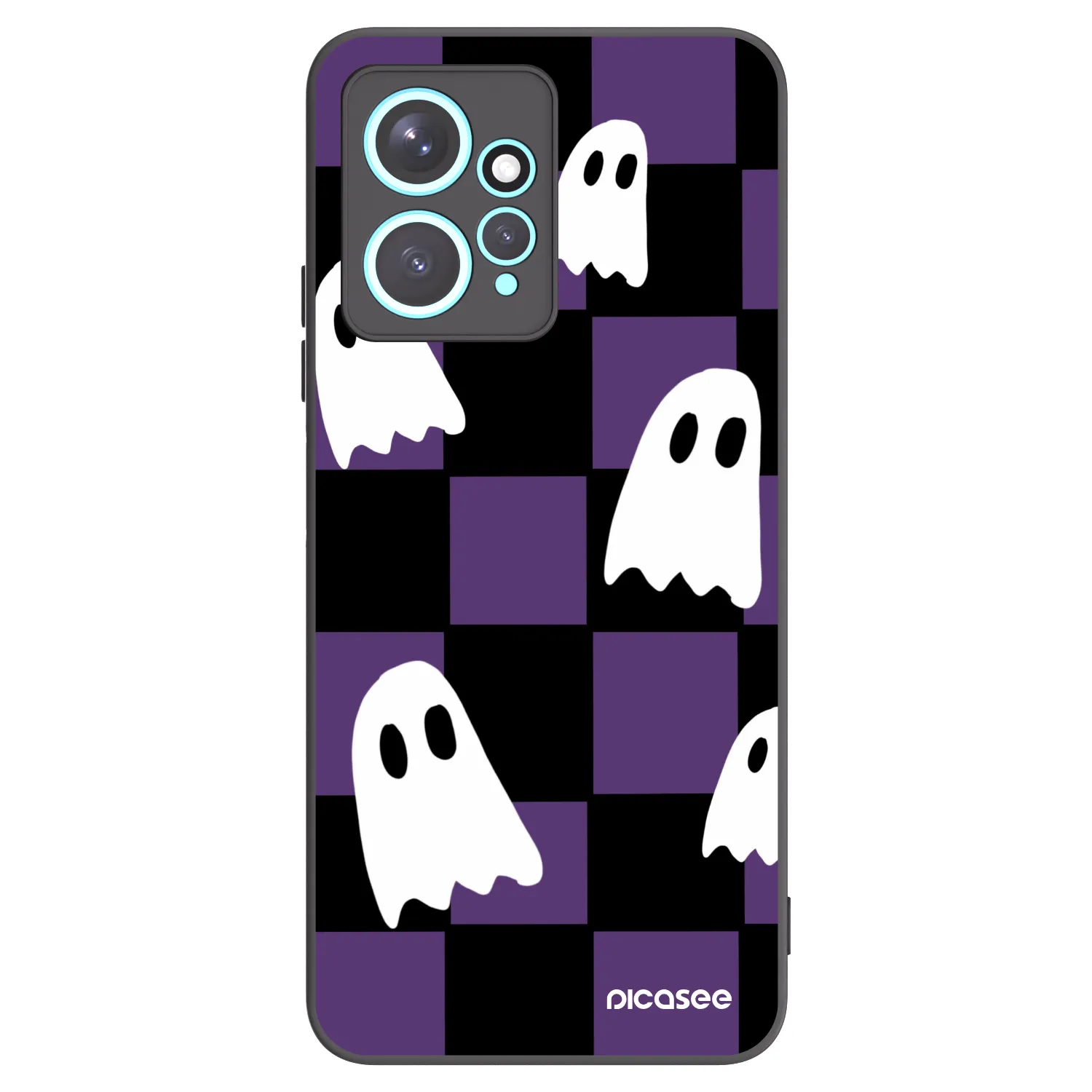 Picasee silikónový čierny obal pre Xiaomi Redmi Note 12 4G - Ghosts