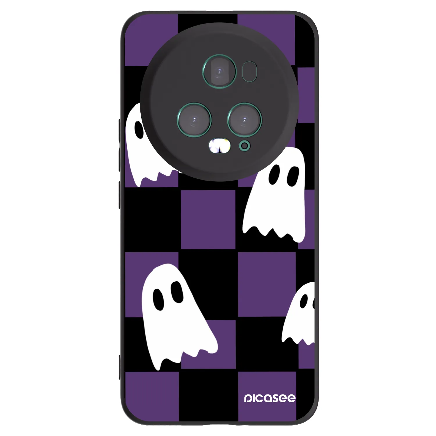 Picasee silikónový čierny obal pre Honor Magic5 Pro - Ghosts