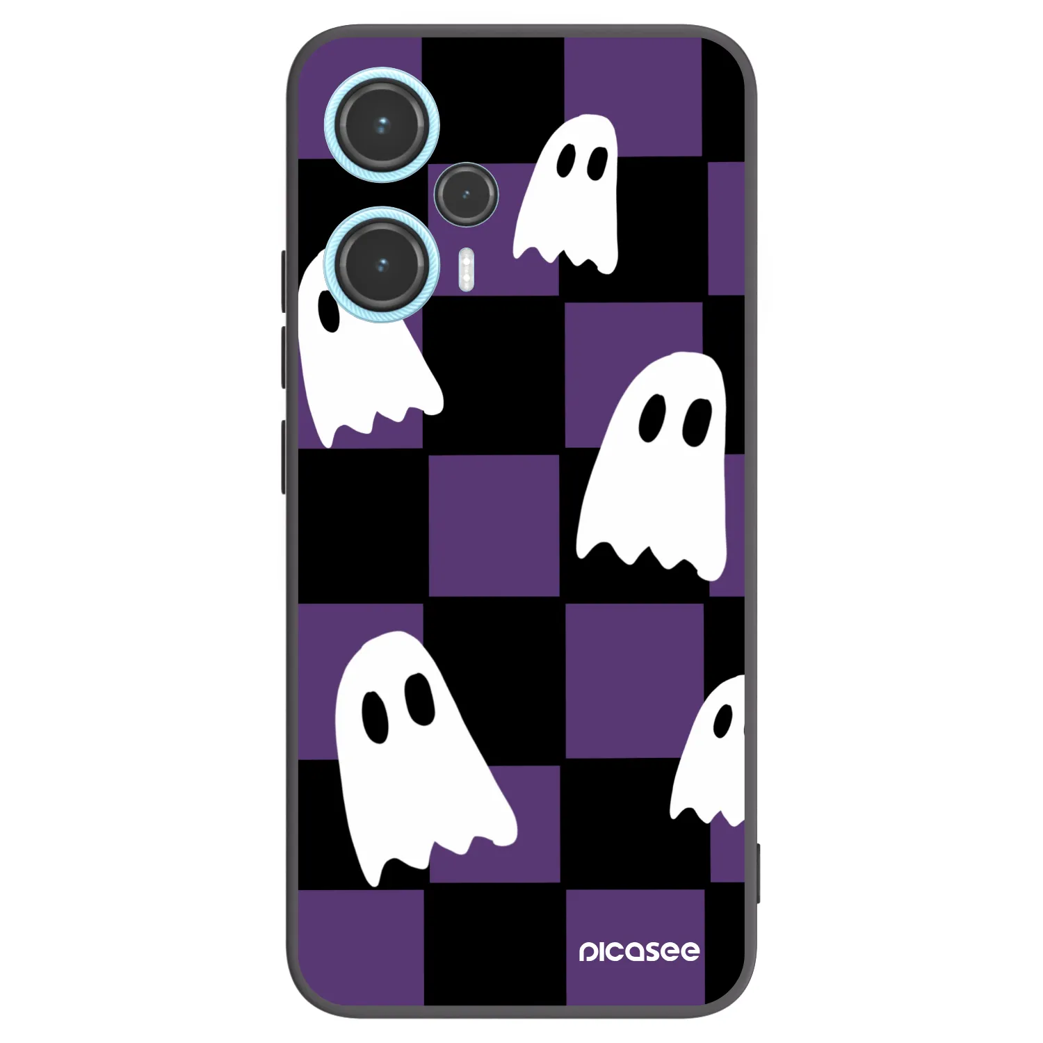 Picasee silikónový čierny obal pre Xiaomi Poco F5 - Ghosts