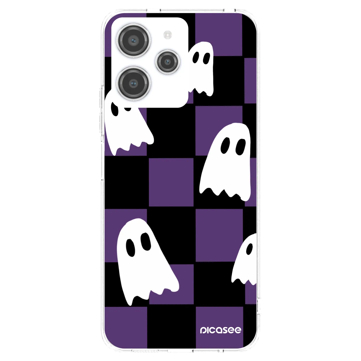 Picasee silikónový prehľadný obal pre Xiaomi Redmi 12 4G - Ghosts