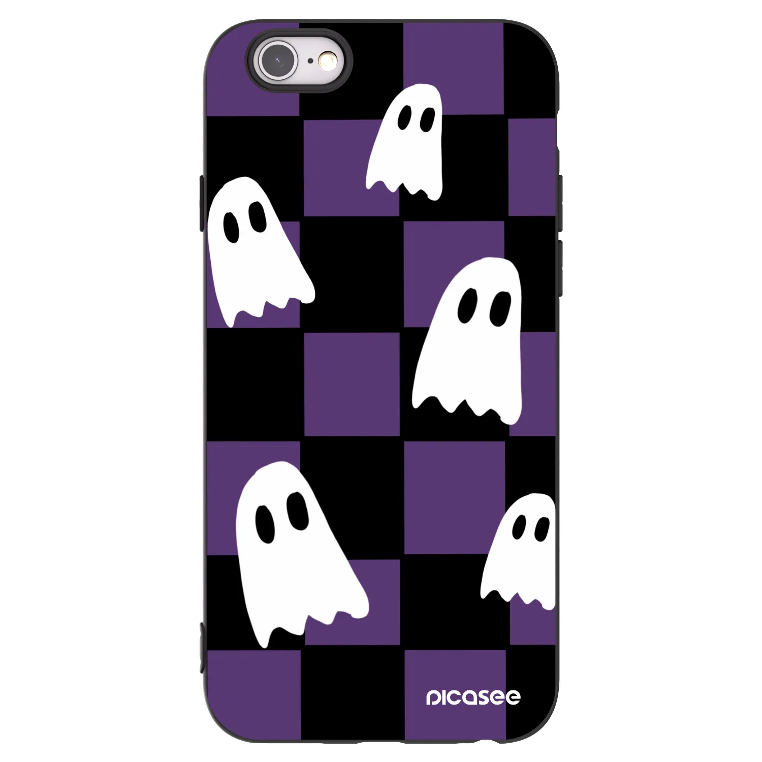 Picasee silikónový čierny obal pre Apple iPhone 6/6S - Ghosts