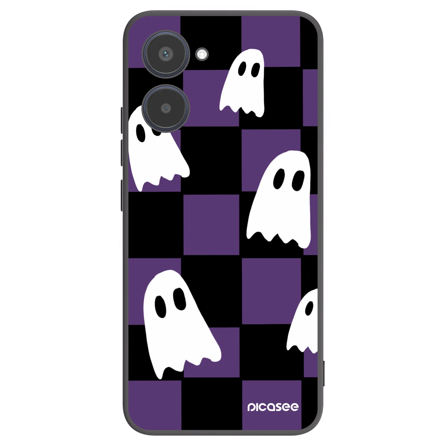 Picasee silikónový čierny obal pre Realme 10 4G - Ghosts