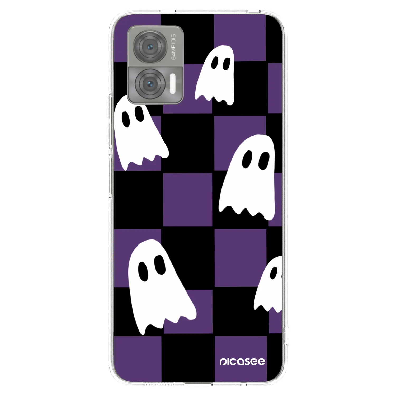 Picasee silikónový prehľadný obal pre Motorola Edge 30 Neo - Ghosts