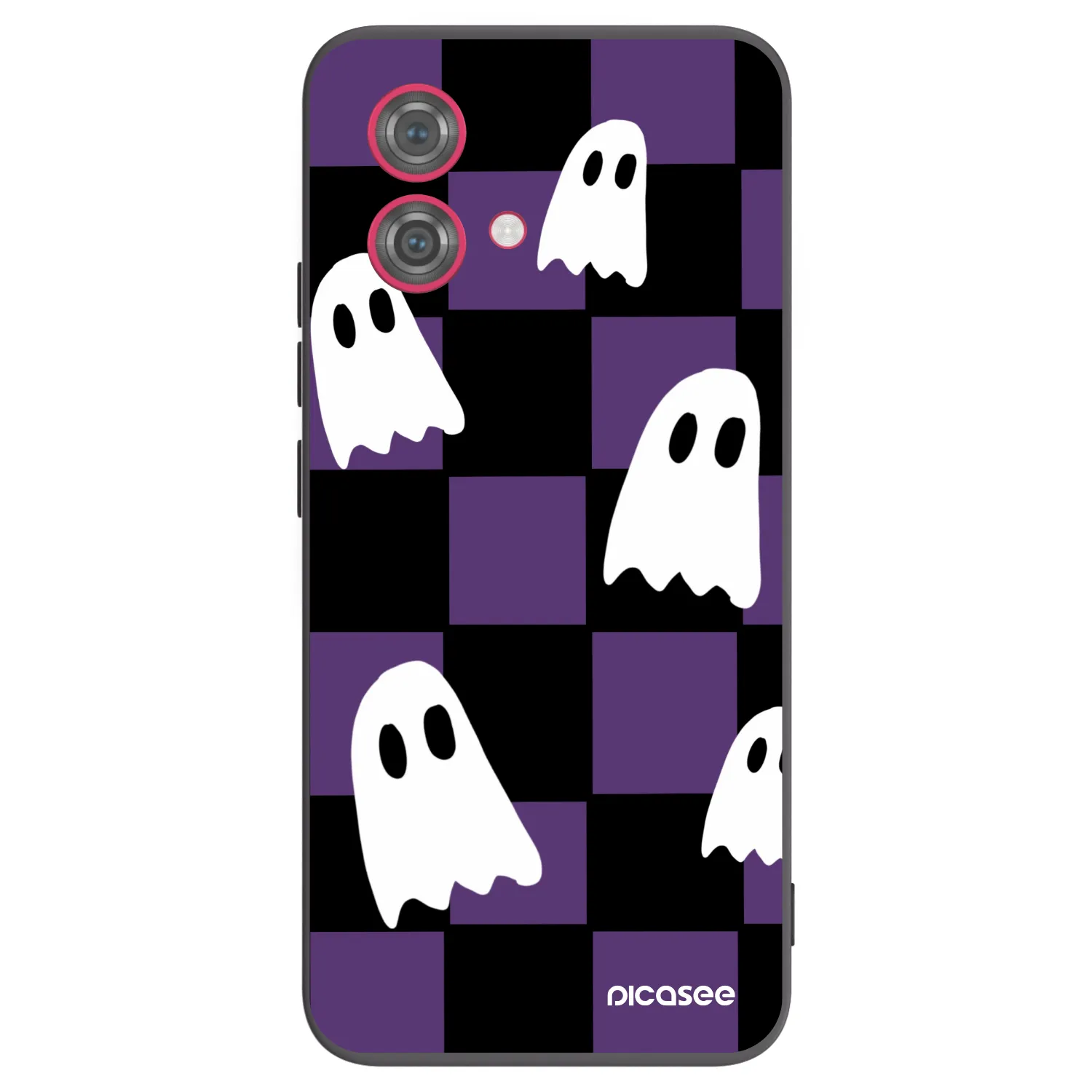 Picasee silikónový čierny obal pre Motorola Moto G84 5G - Ghosts