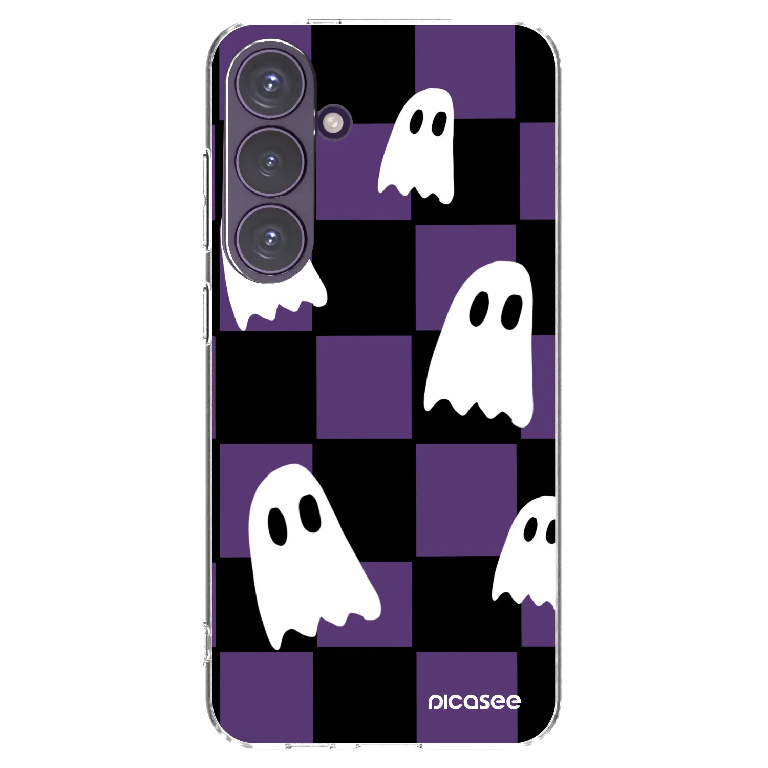 Picasee silikónový prehľadný obal pre Samsung Galaxy S24+ S926B 5G - Ghosts