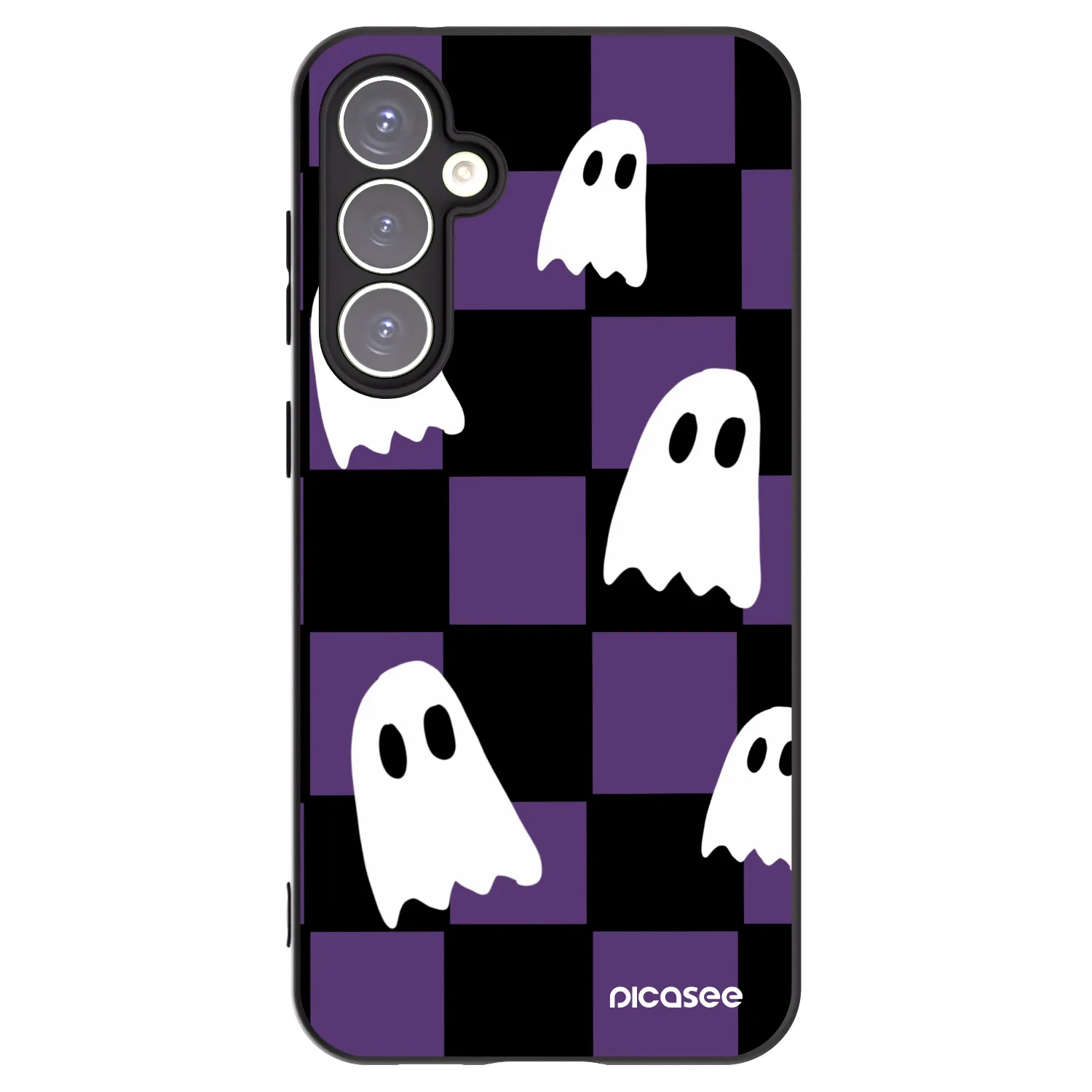 Picasee silikónový čierny obal pre Samsung Galaxy S23 FE S711B - Ghosts