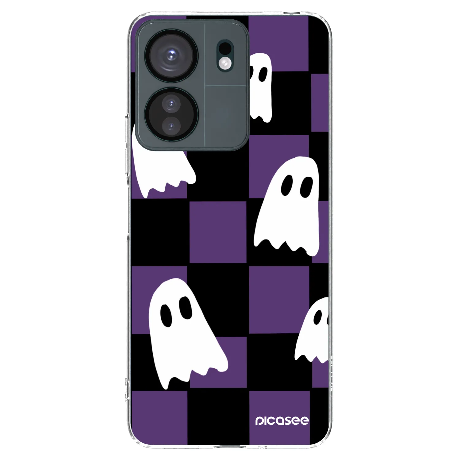 Picasee silikónový prehľadný obal pre Xiaomi Redmi 13C 4G - Ghosts
