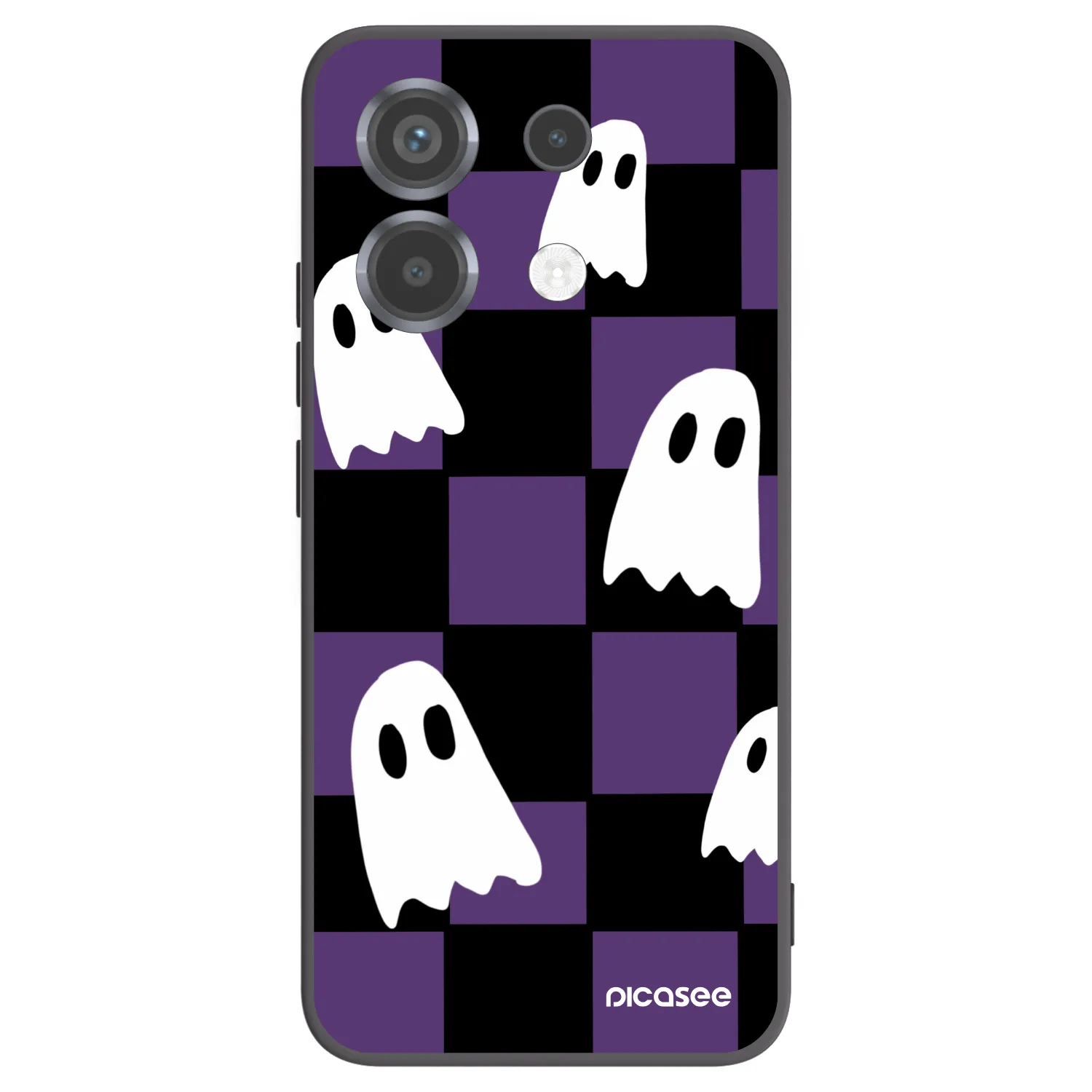 Picasee silikónový čierny obal pre Xiaomi Poco X6 - Ghosts