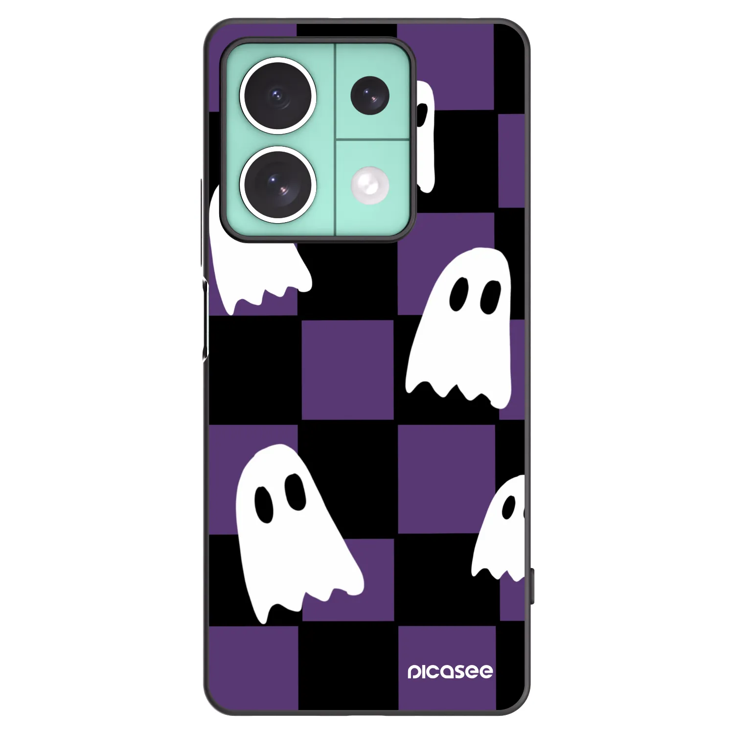 Picasee silikónový čierny obal pre Xiaomi Redmi Note 13 5G - Ghosts