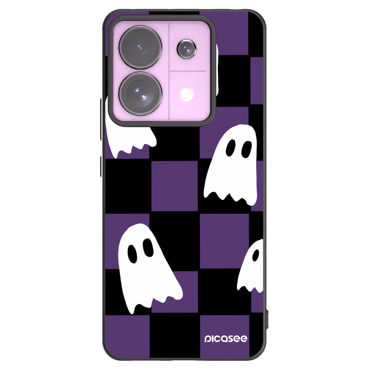 Picasee silikónový čierny obal pre Xiaomi Redmi Note 13 Pro 5G - Ghosts