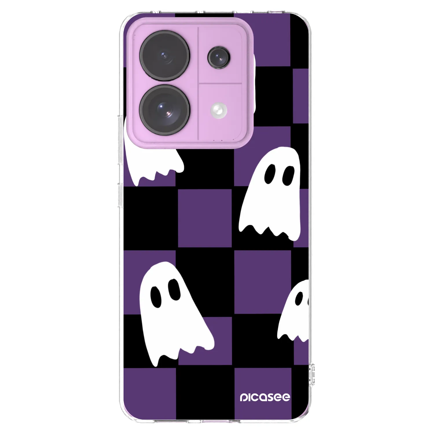 Picasee silikónový prehľadný obal pre Xiaomi Redmi Note 13 Pro 5G - Ghosts