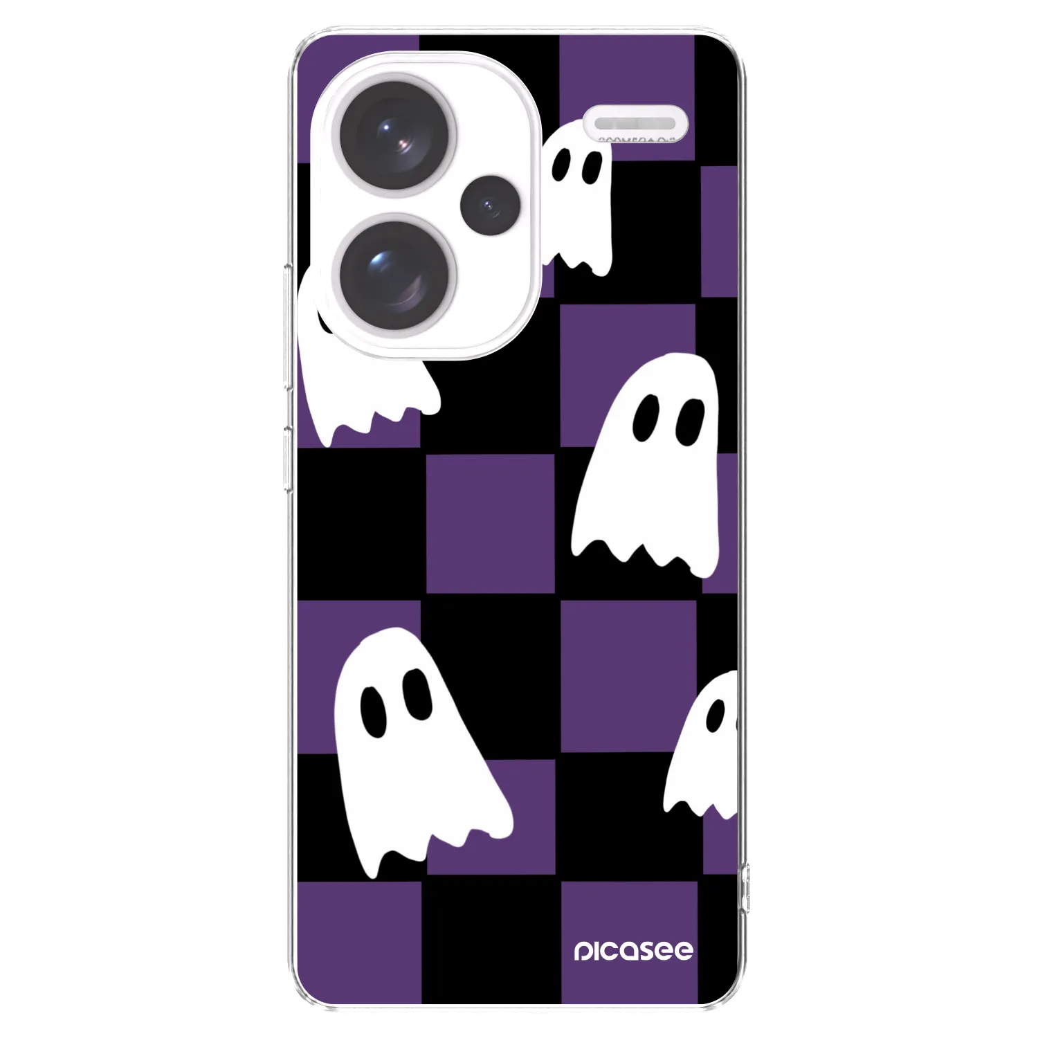Picasee silikónový prehľadný obal pre Xiaomi Redmi Note 13 Pro+ 5G - Ghosts