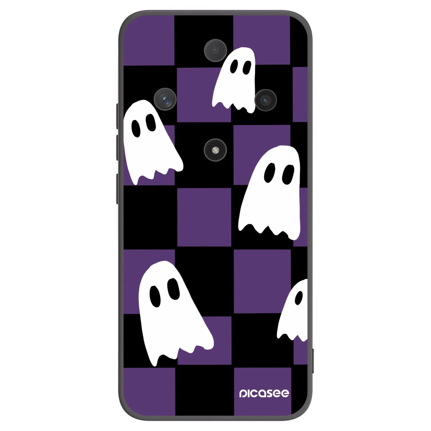 Picasee silikónový čierny obal pre Honor Magic6 Lite 5G - Ghosts