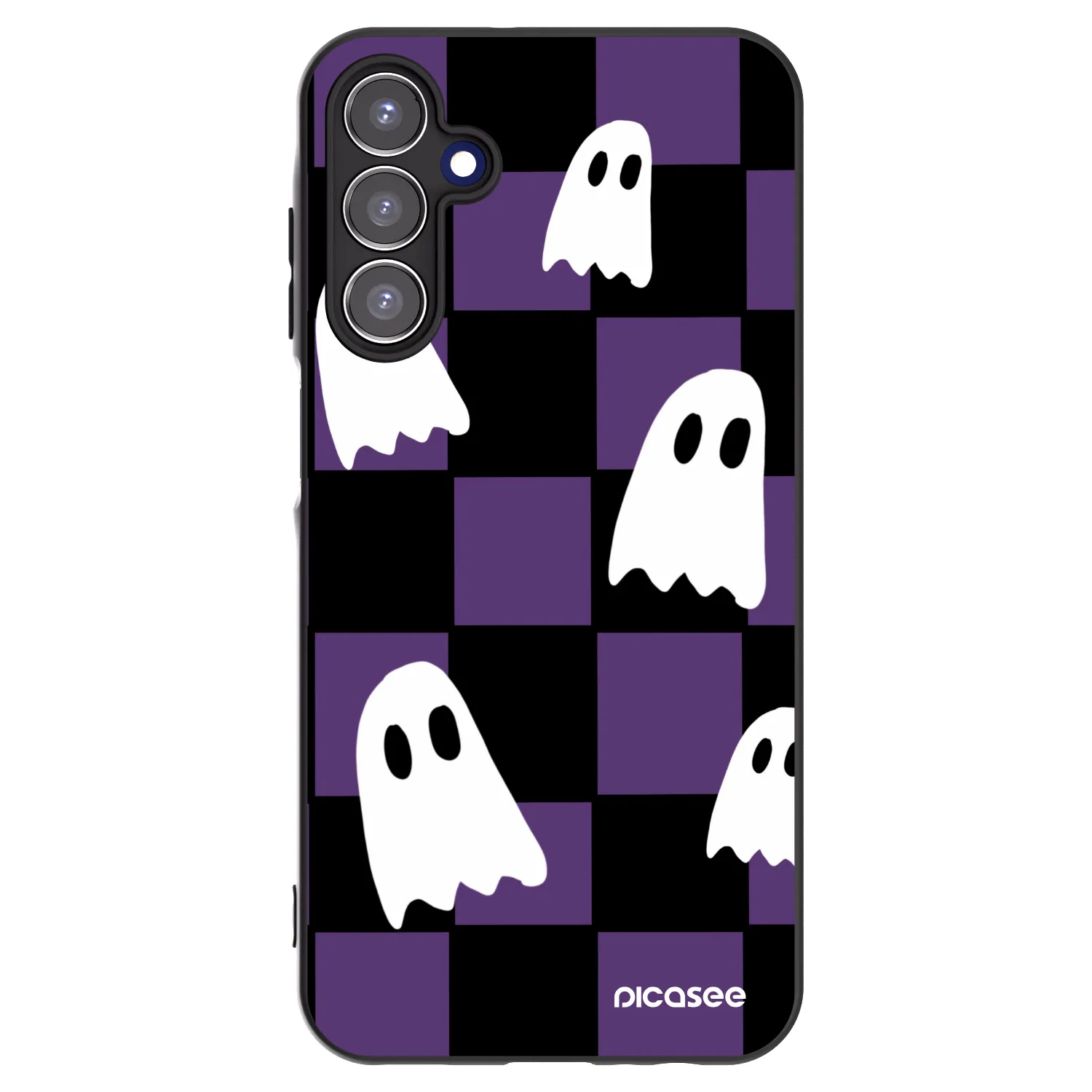 Picasee silikónový čierny obal pre Samsung Galaxy A15 A155F 4G - Ghosts
