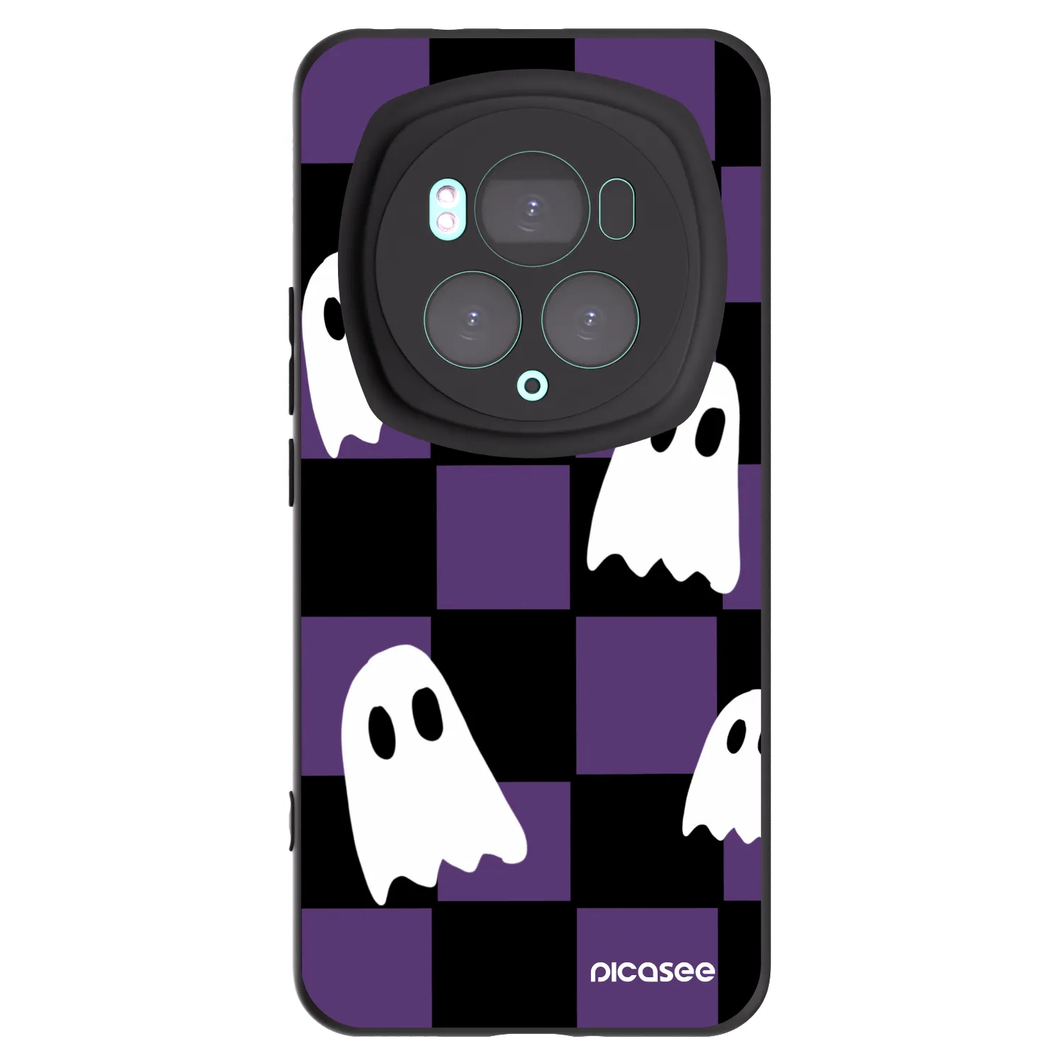 Picasee silikónový čierny obal pre Honor Magic6 Pro - Ghosts