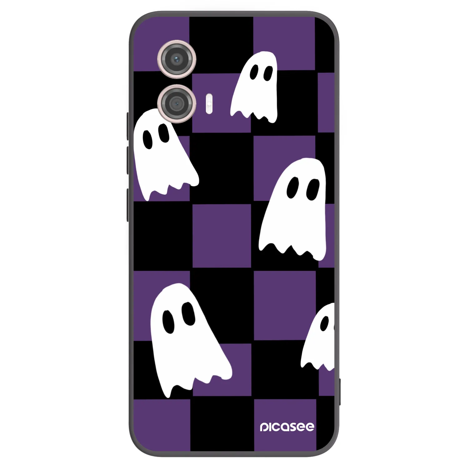 Picasee silikónový čierny obal pre Motorola Moto G53 5G - Ghosts