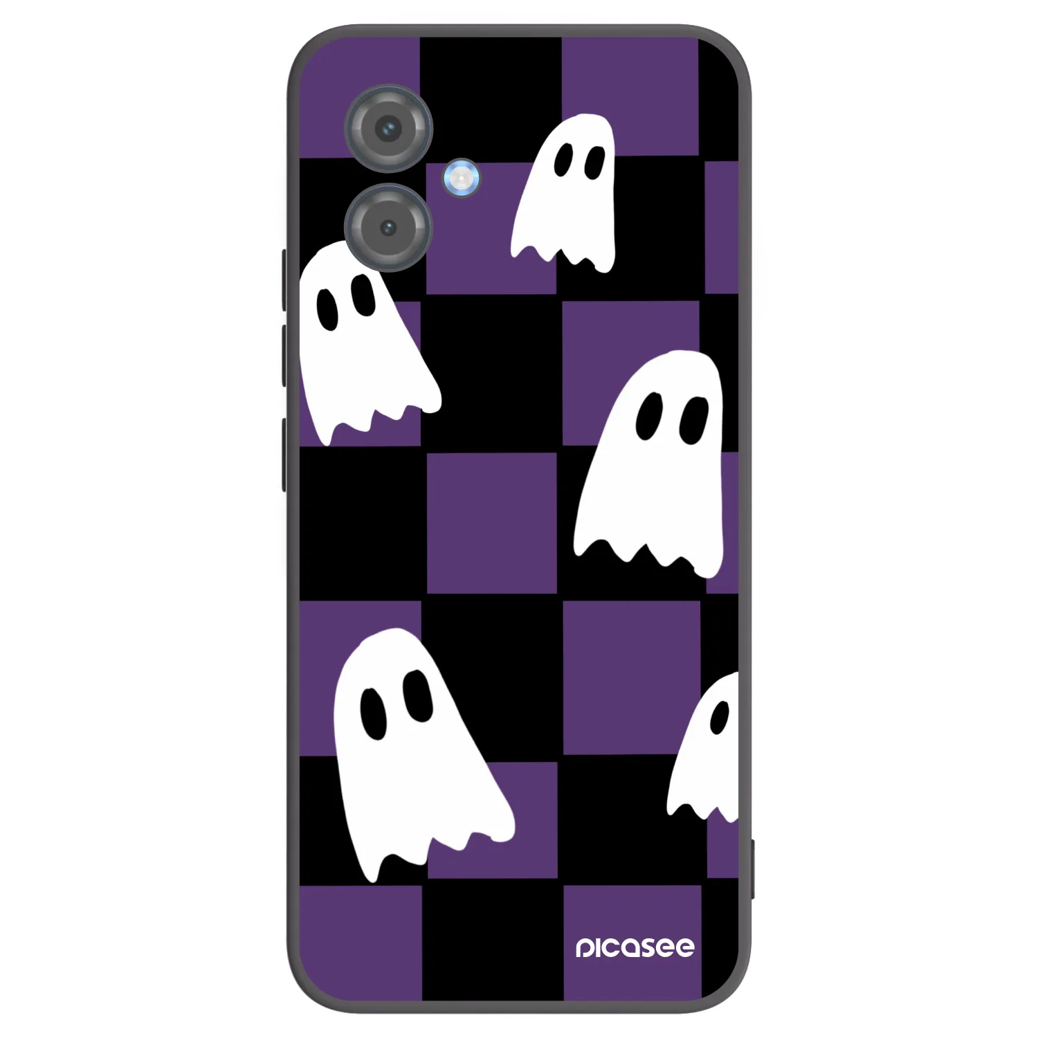 Picasee silikónový čierny obal pre Motorola Moto G14 - Ghosts
