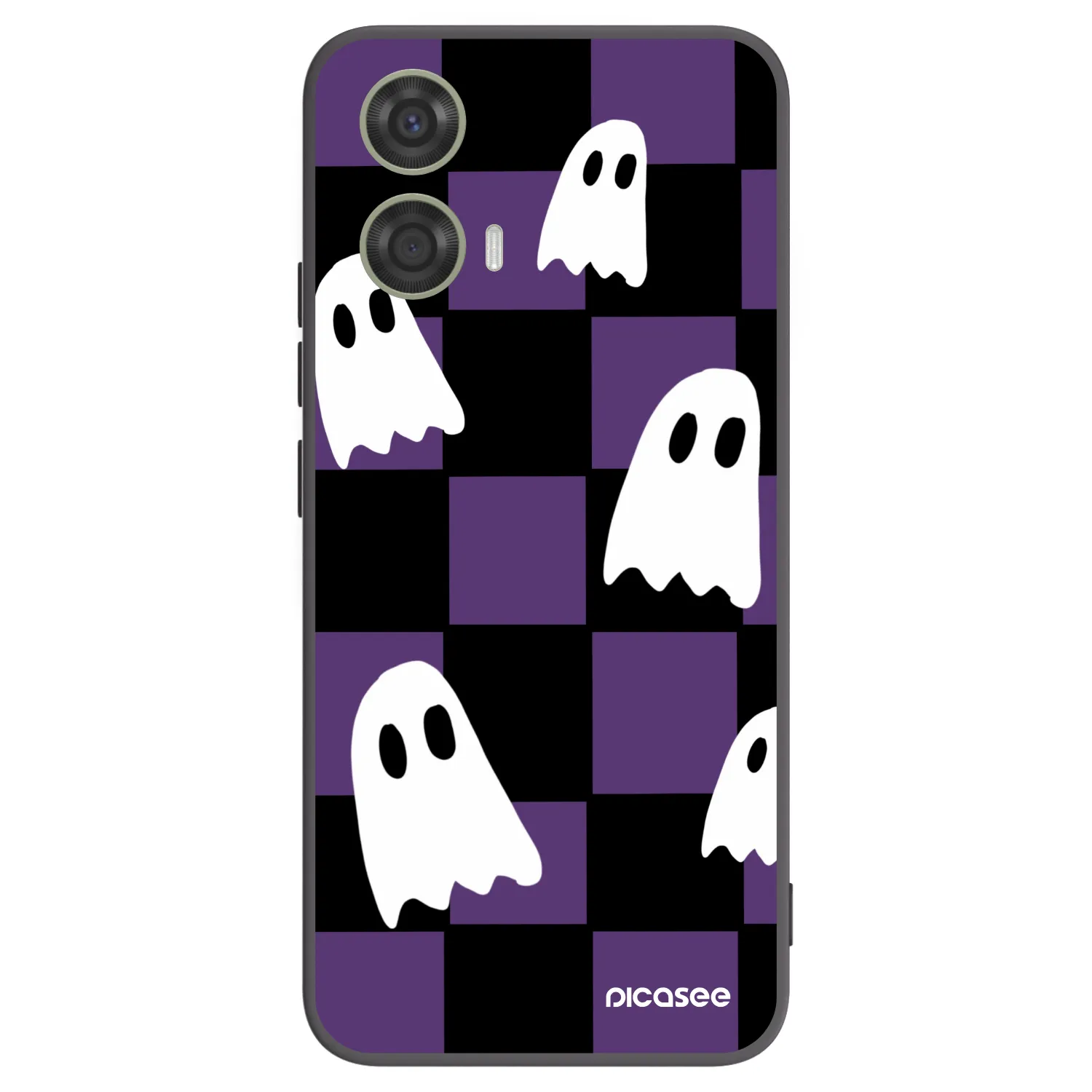 Picasee silikónový čierny obal pre Motorola Moto G24 - Ghosts