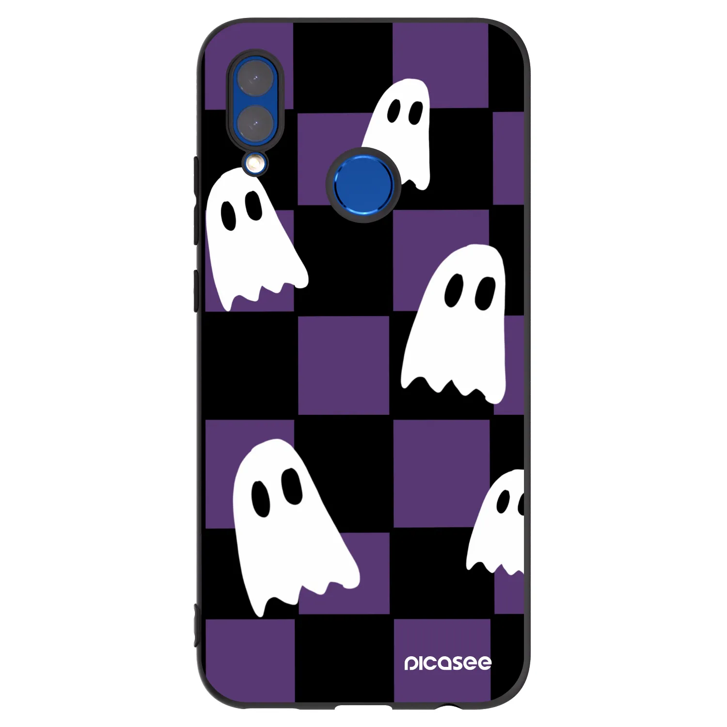 Picasee silikónový čierny obal pre Huawei P Smart 2019 - Ghosts