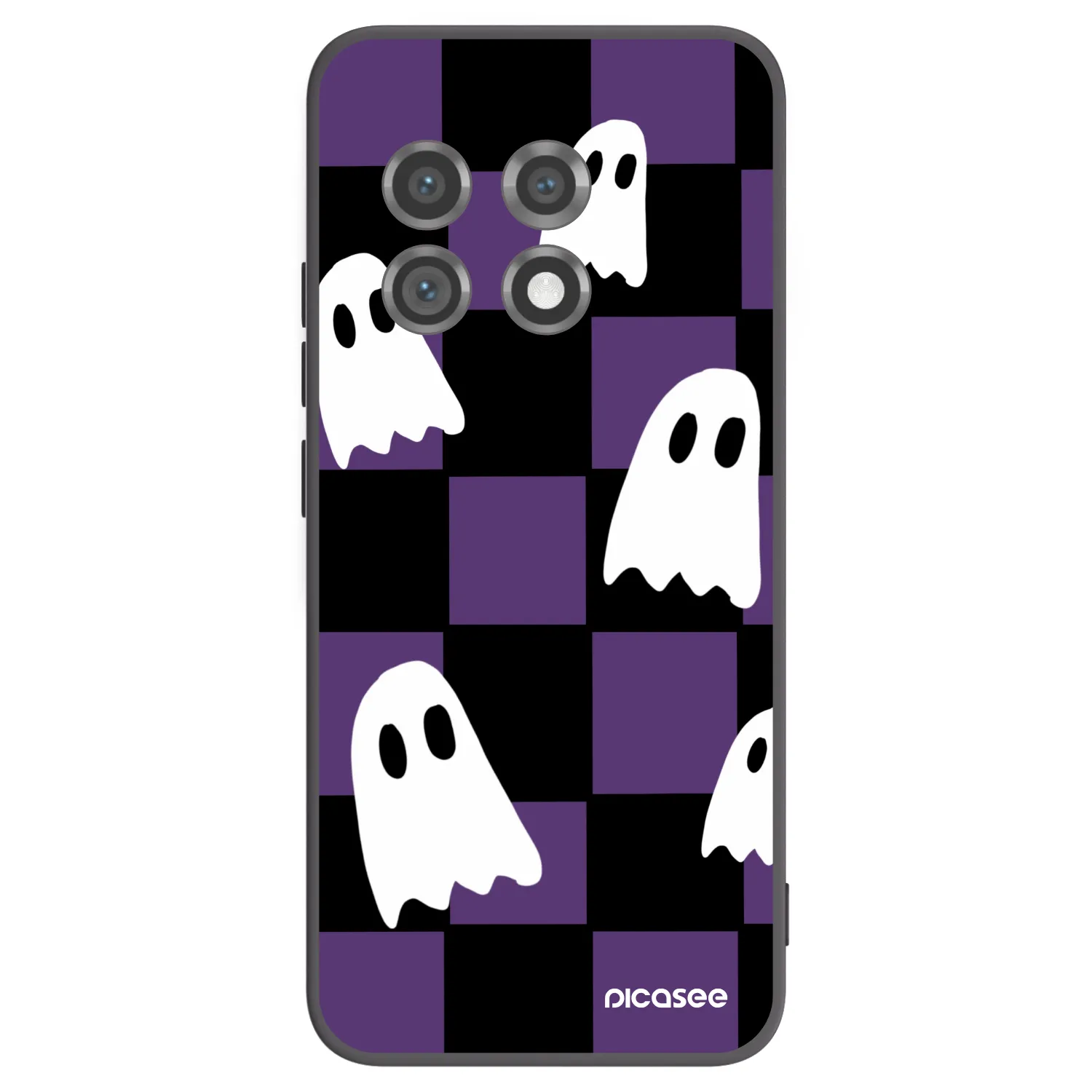 Picasee silikónový čierny obal pre OnePlus 11 5G - Ghosts