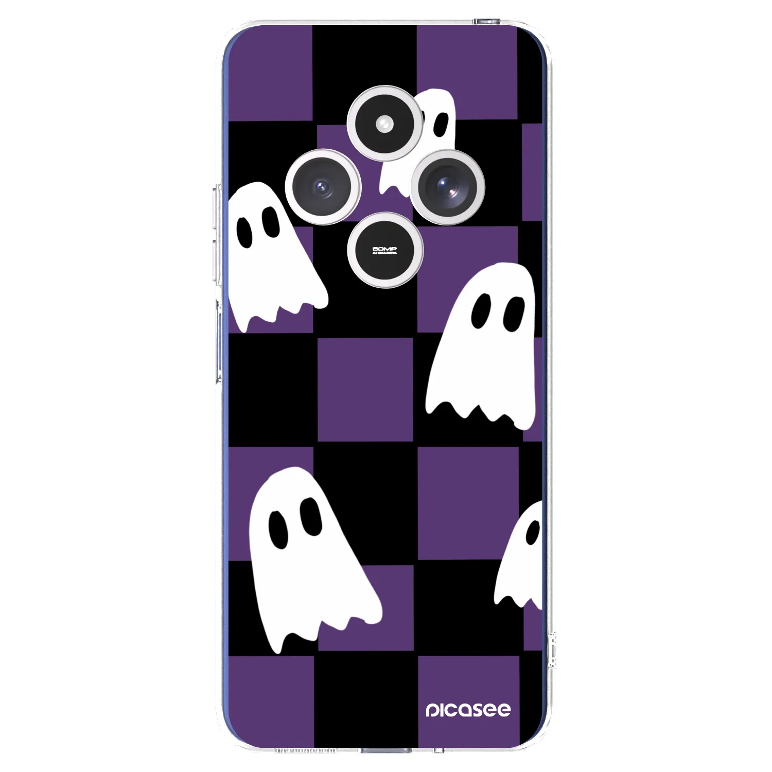 Picasee silikónový prehľadný obal pre Xiaomi Redmi 14C - Ghosts