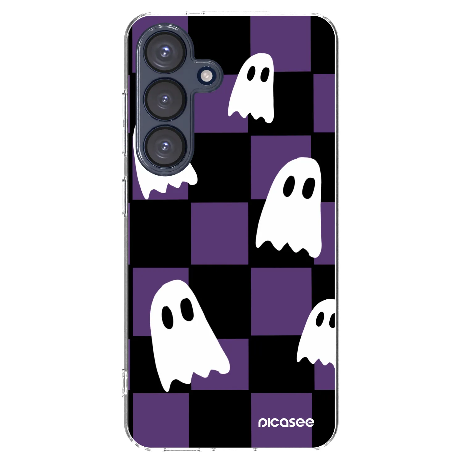 Picasee silikónový prehľadný obal pre Samsung Galaxy S25 5G - Ghosts
