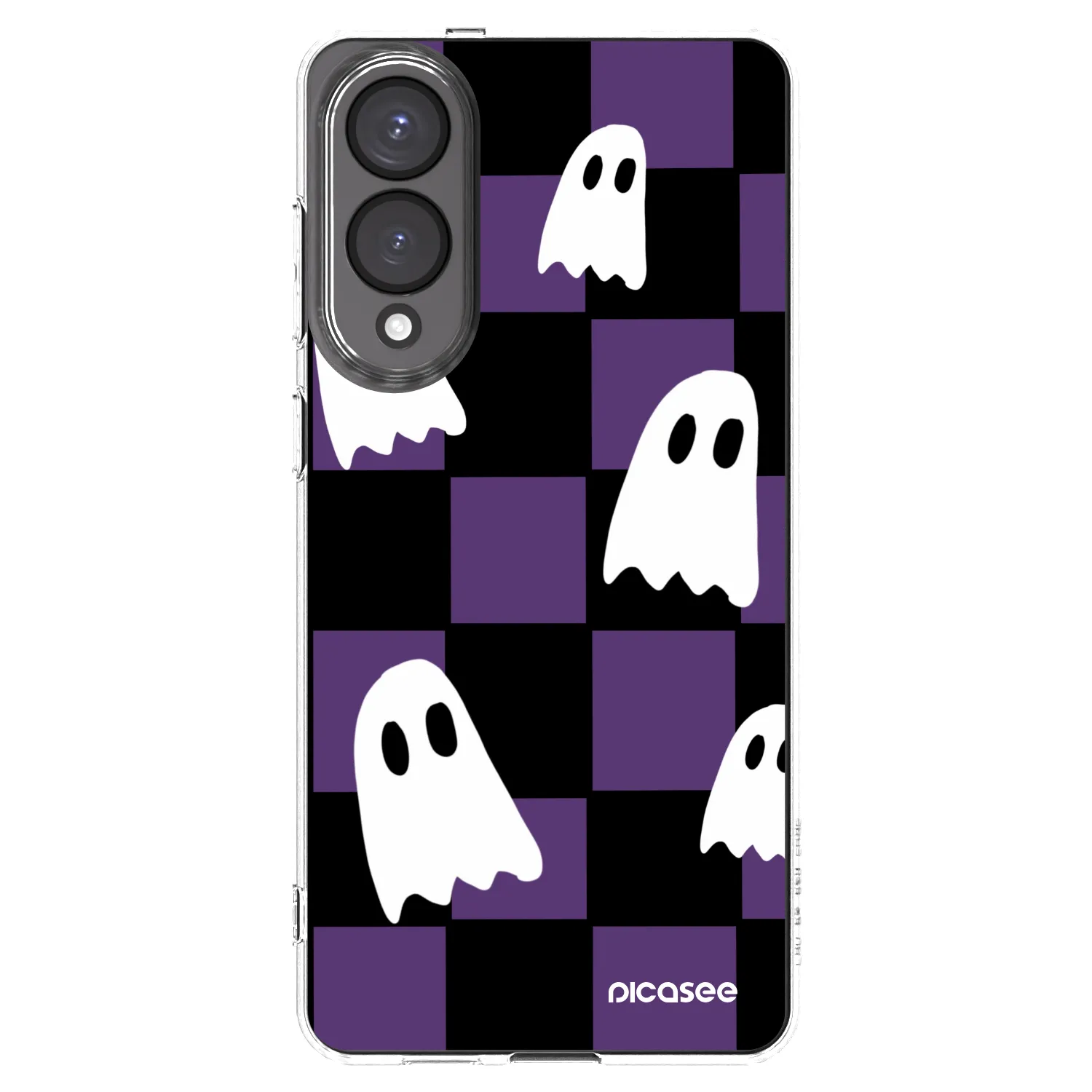 Picasee silikónový prehľadný obal pre Samsung Galaxy S25 Edge 5G - Ghosts