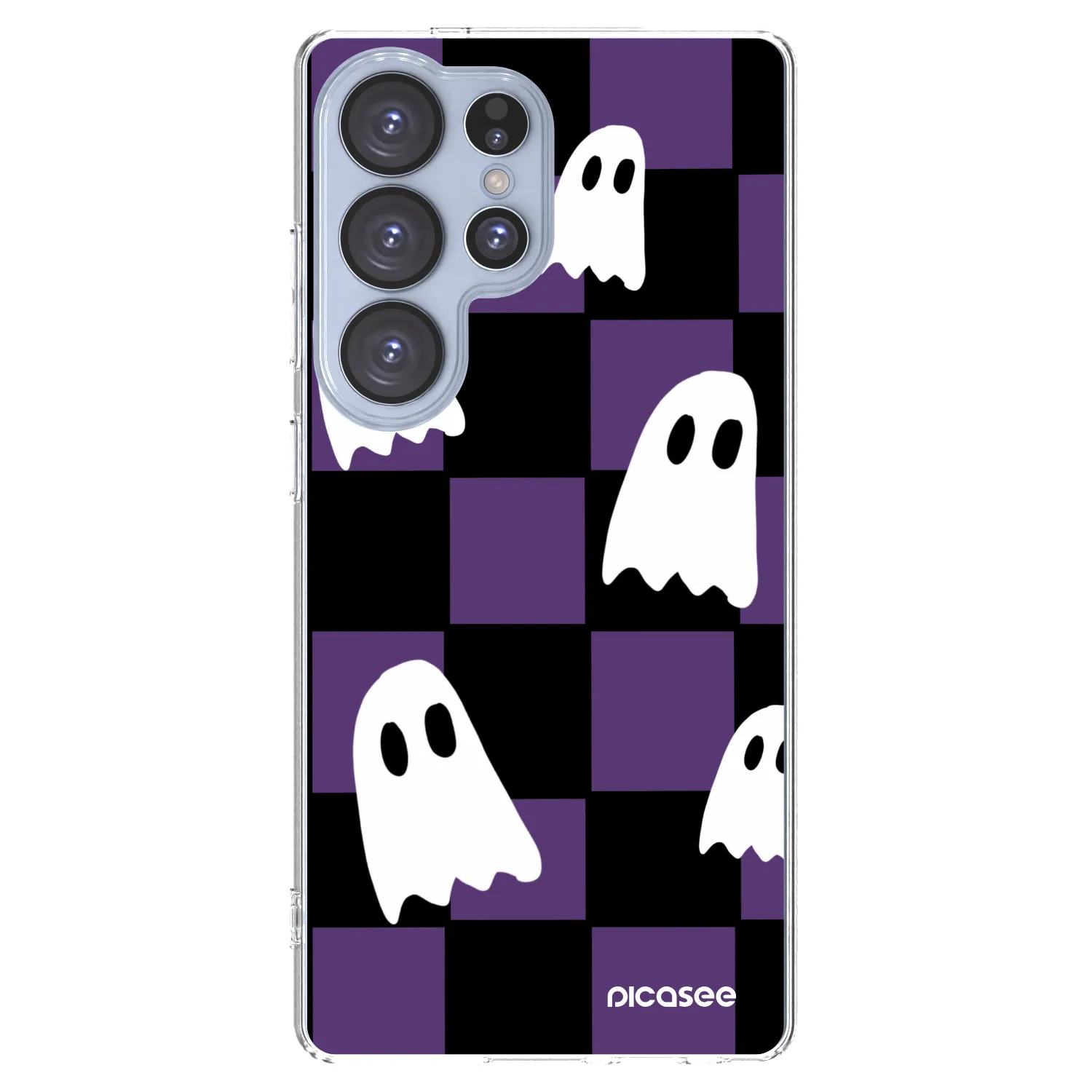 Picasee silikónový prehľadný obal pre Samsung Galaxy S25 Ultra 5G - Ghosts