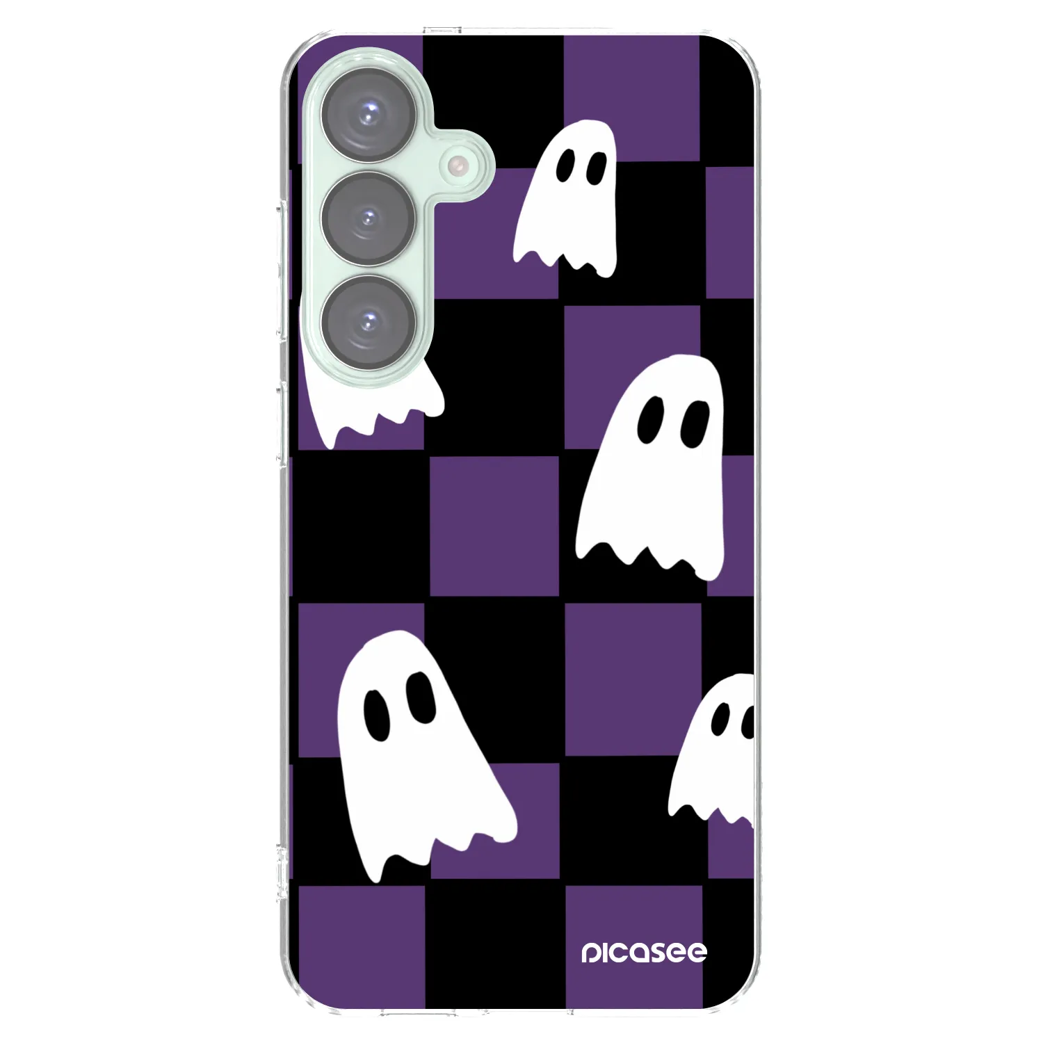 Picasee silikónový prehľadný obal pre Samsung Galaxy S25+ 5G - Ghosts