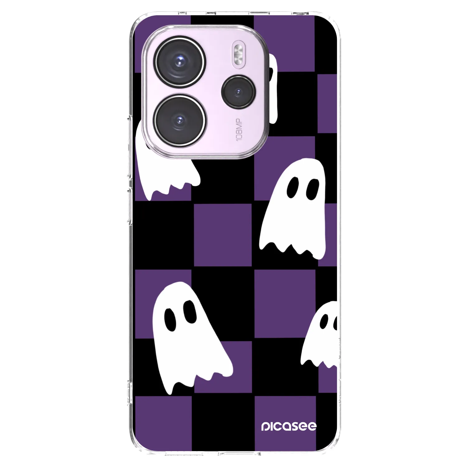Picasee silikónový prehľadný obal pre Xiaomi Redmi Note 14 4G - Ghosts