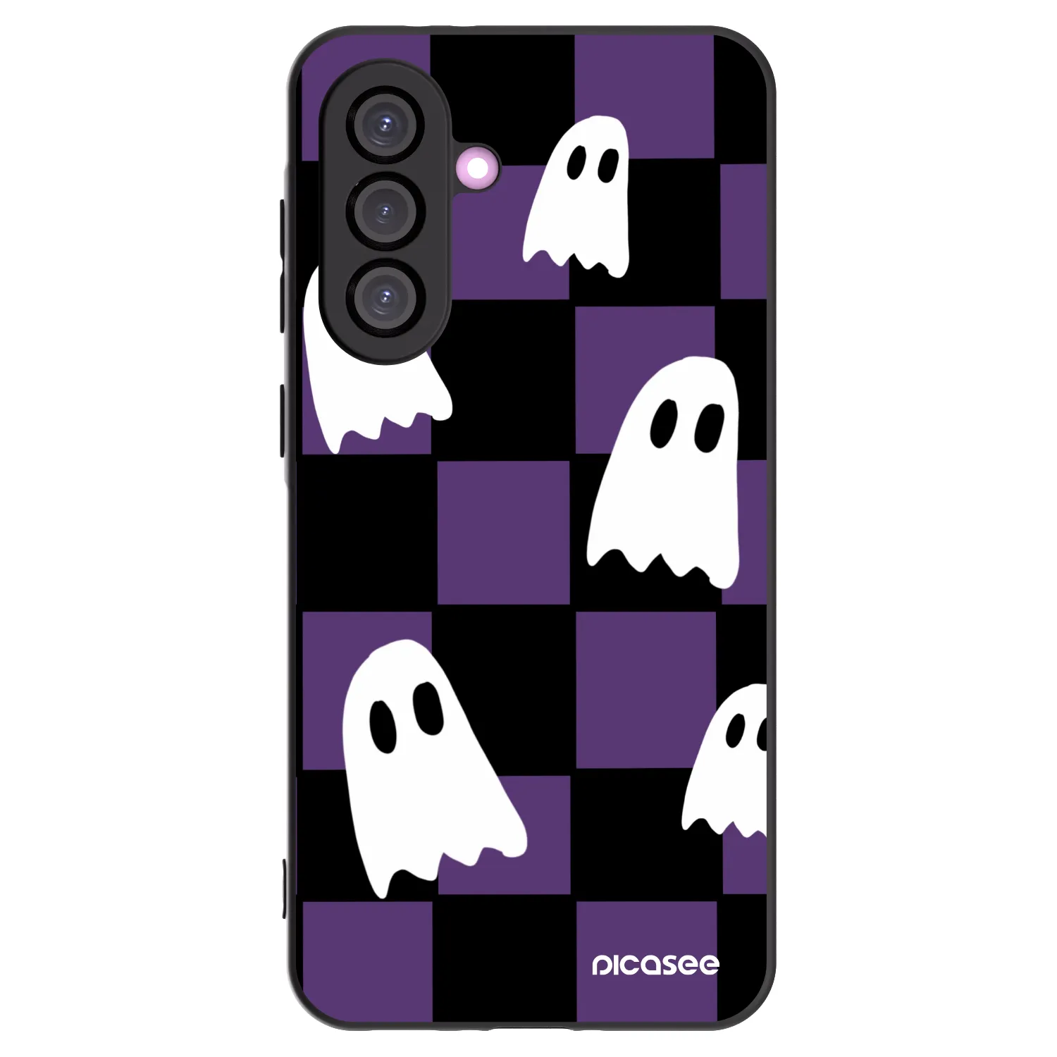 Picasee silikónový čierny obal pre Samsung Galaxy A36 5G - Ghosts