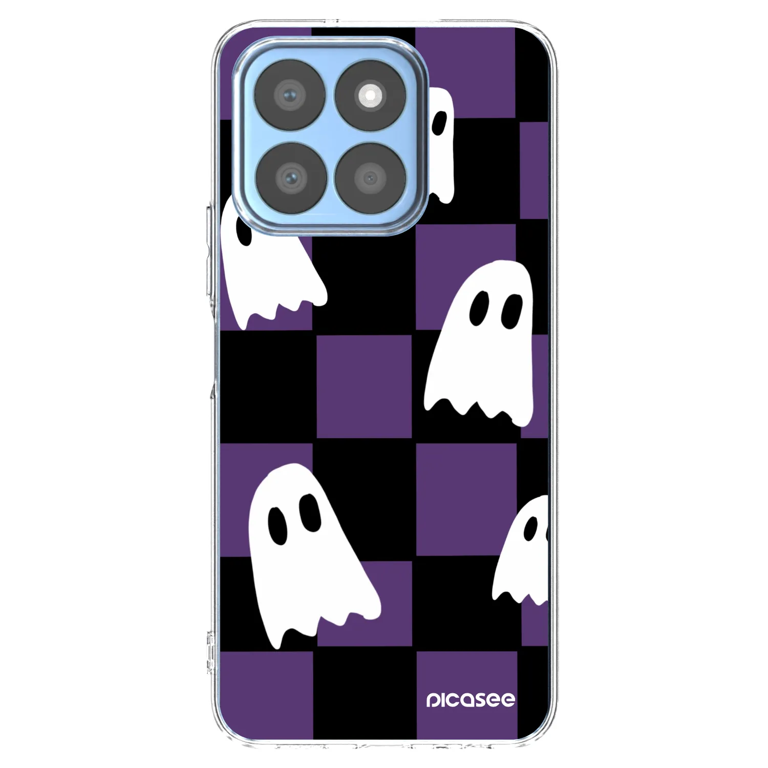 Picasee silikónový prehľadný obal pre Honor X8c - Ghosts