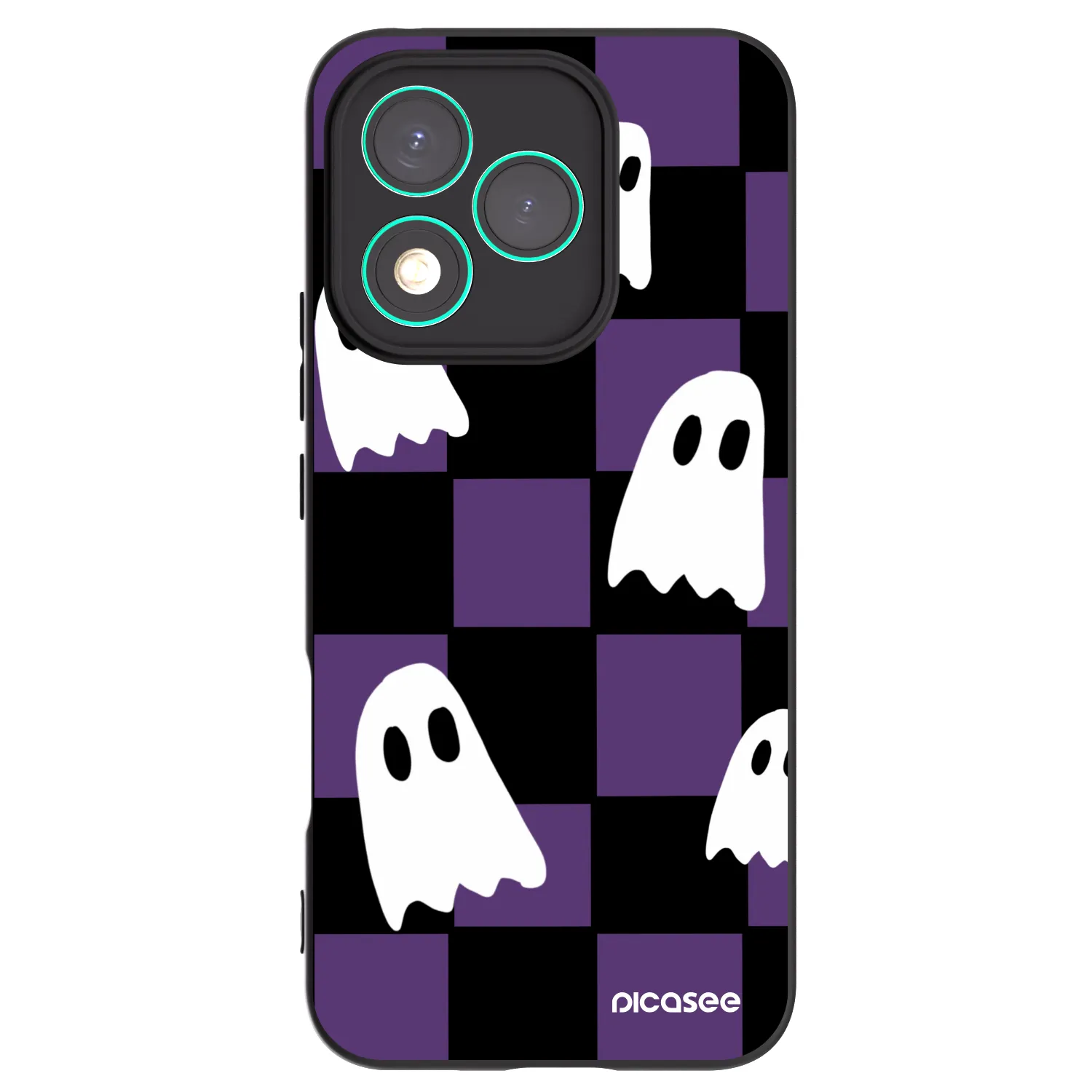 Picasee silikónový čierny obal pre Honor 400 Lite 5G - Ghosts