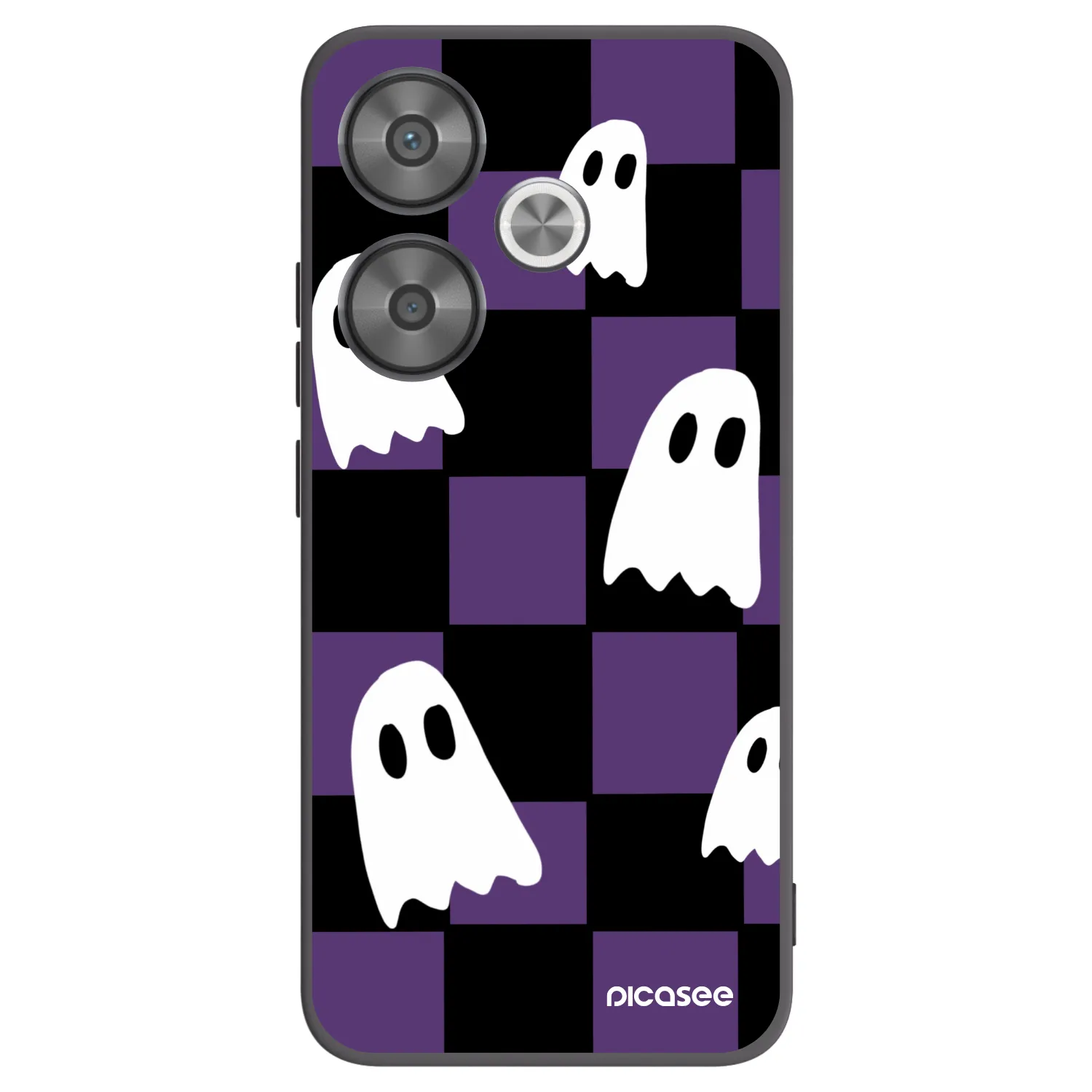 Picasee silikónový čierny obal pre Xiaomi Poco F6 - Ghosts