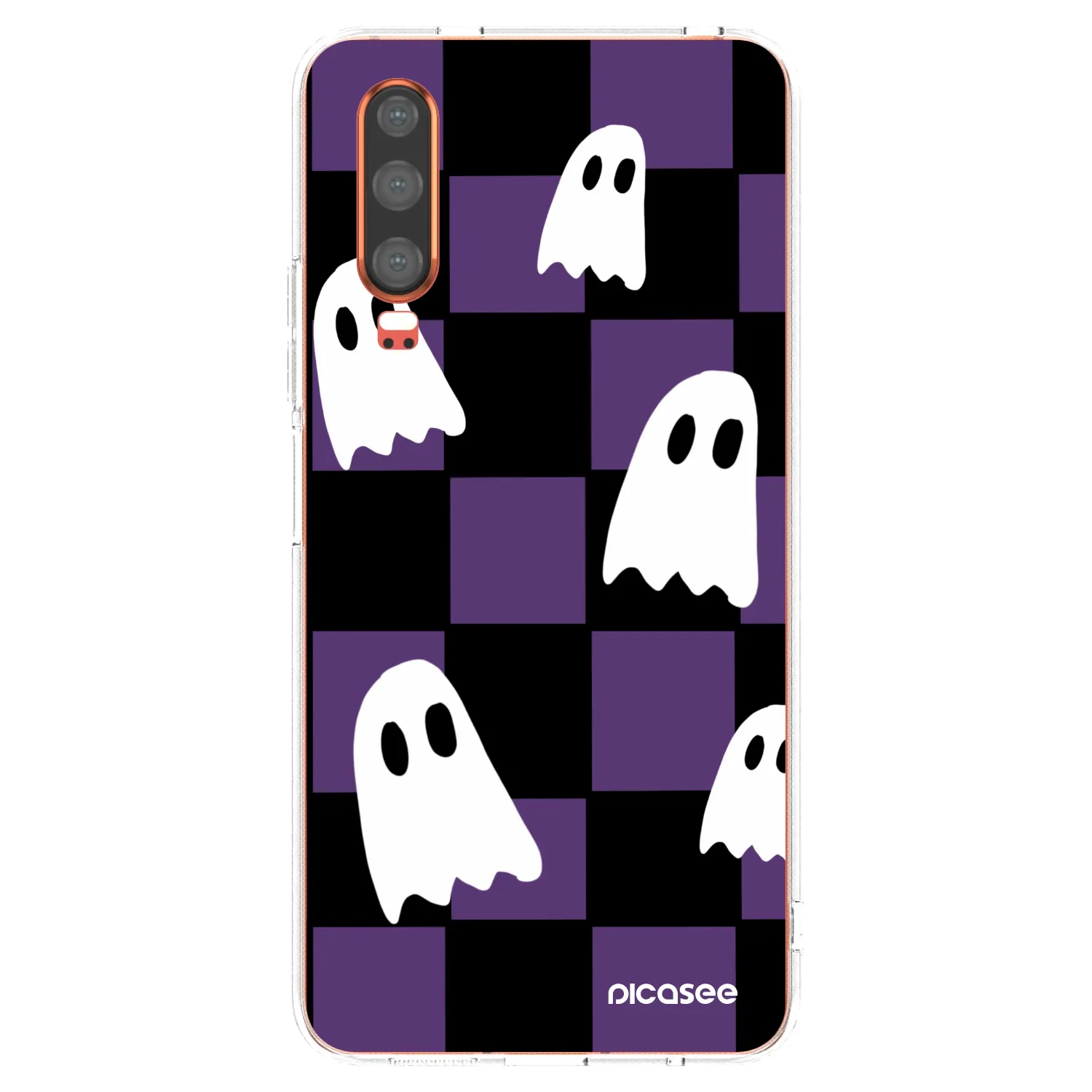 Picasee silikónový prehľadný obal pre Huawei P30 - Ghosts