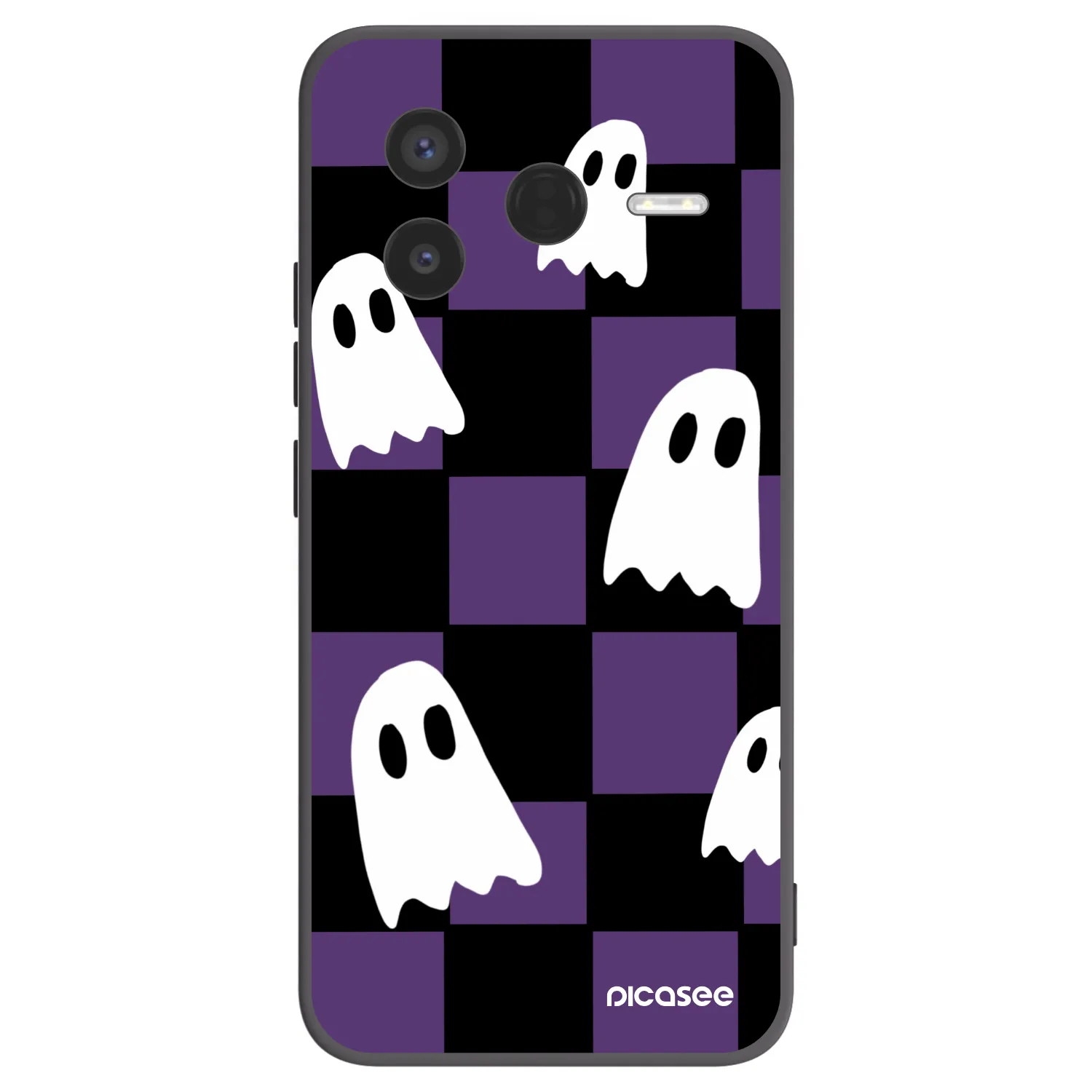 Picasee silikónový čierny obal pre Xiaomi Poco F7 Pro 5G - Ghosts