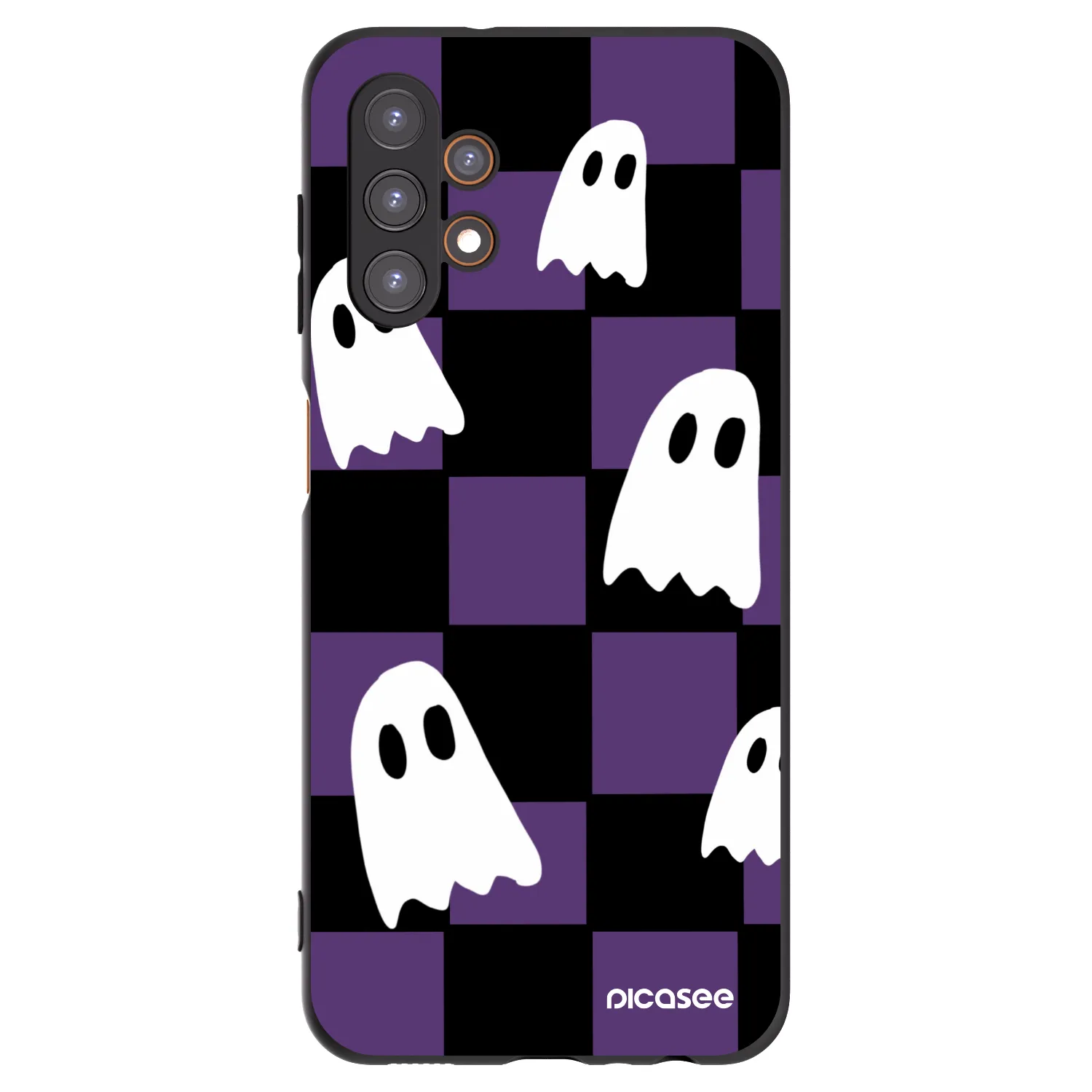 Picasee silikónový čierny obal pre Samsung Galaxy A13 5G - Ghosts
