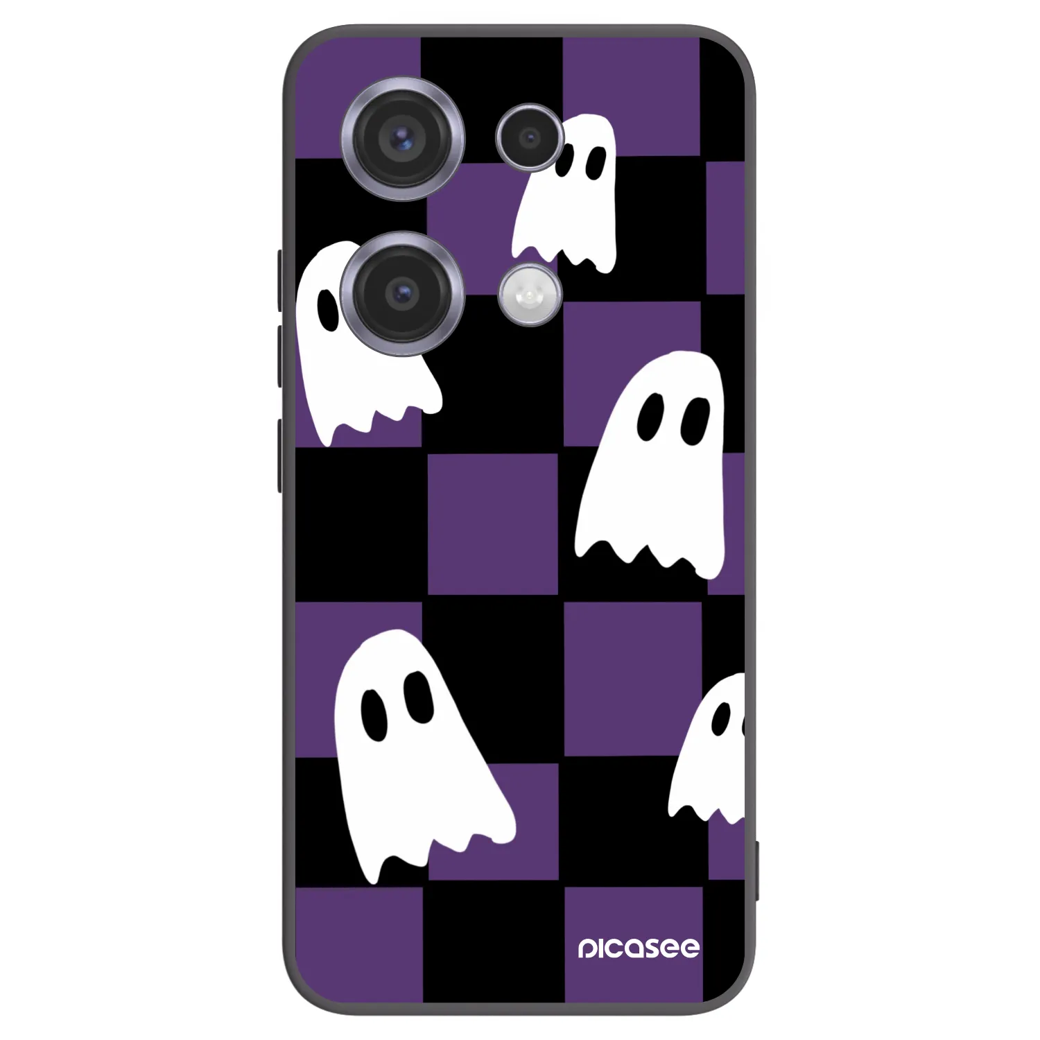 Picasee silikónový čierny obal pre Xiaomi Redmi Note 14S - Ghosts
